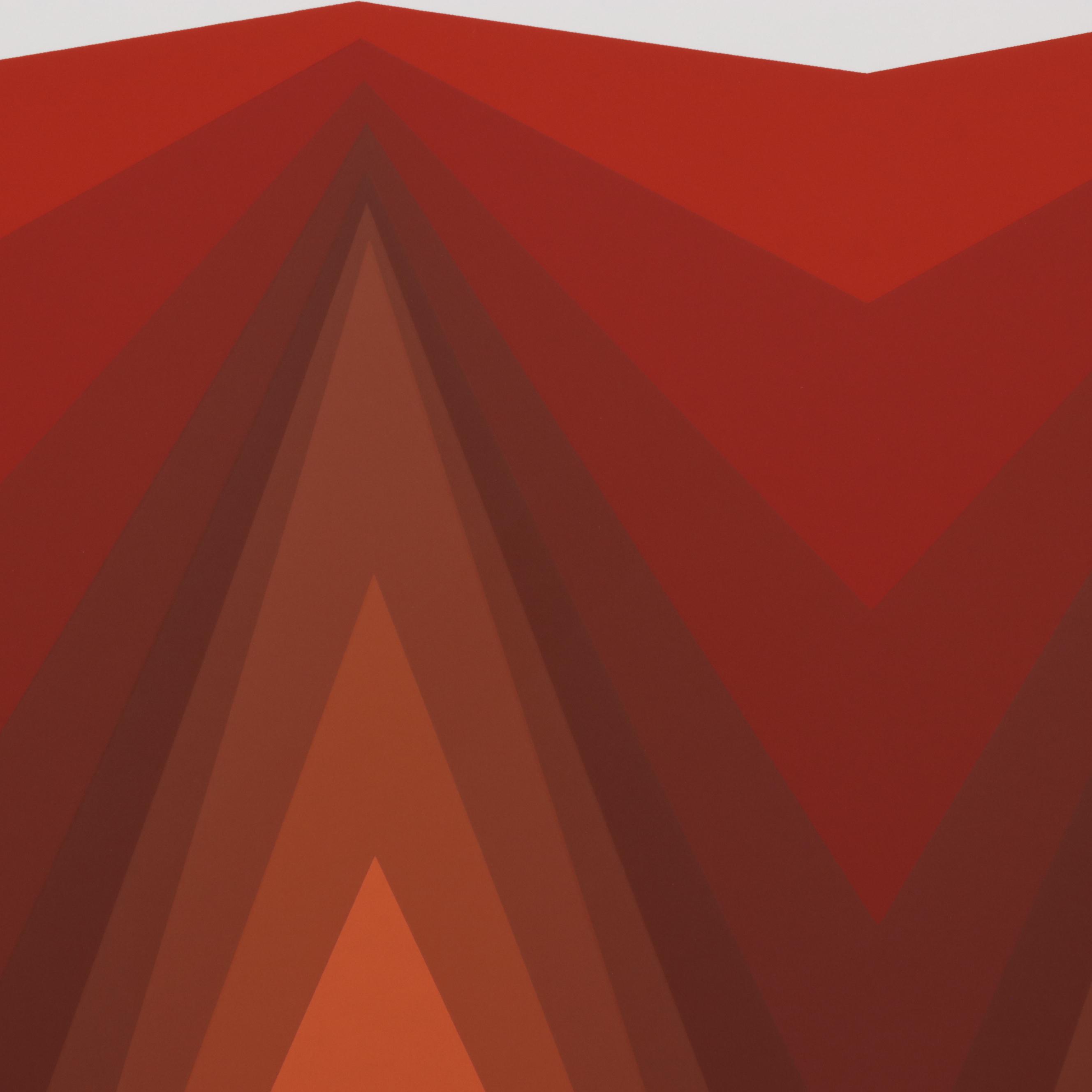 Jurgen Peters Op Art Serigraph, 1980