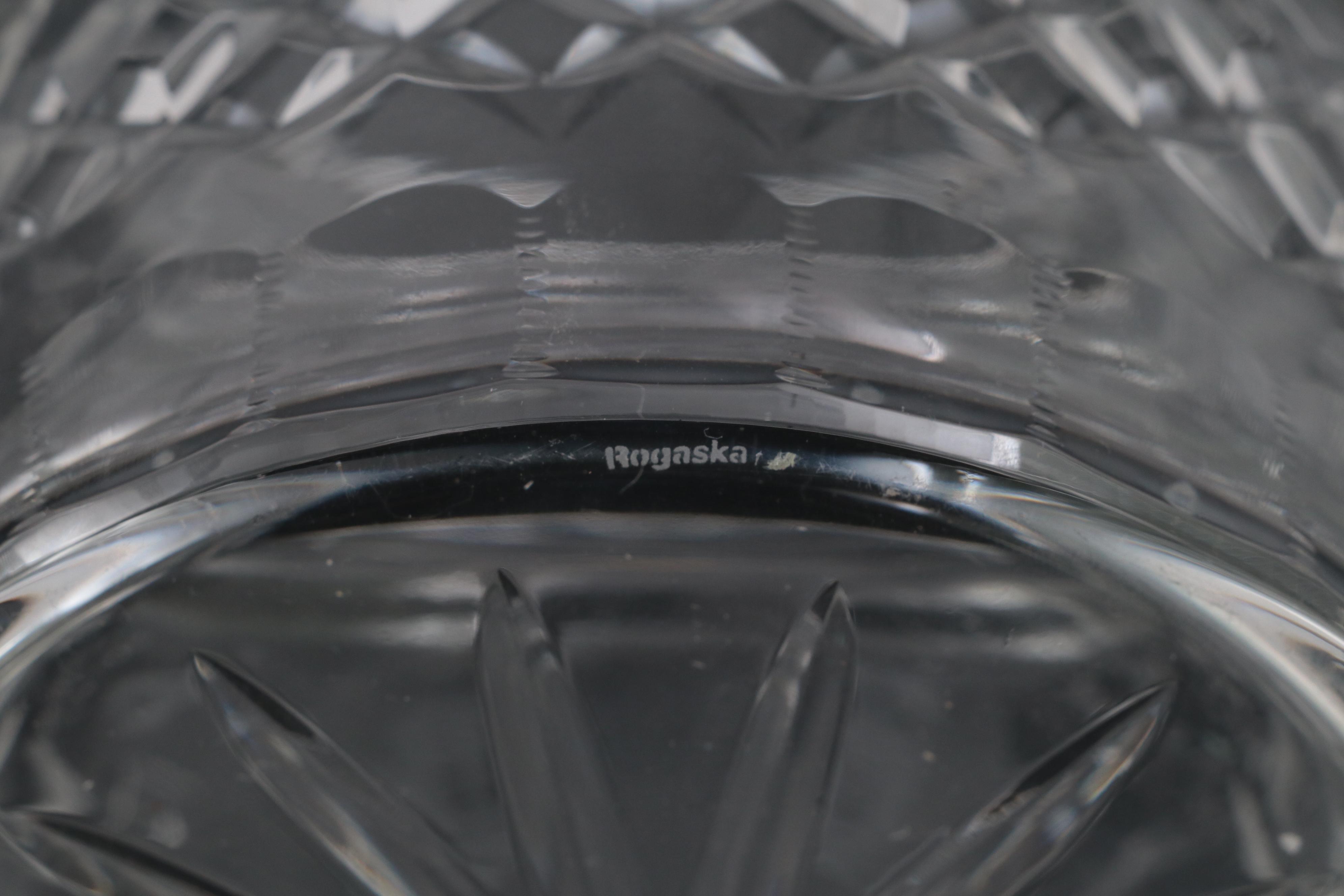 Rogaska with Other Crystal and Glass Vases and Tableware