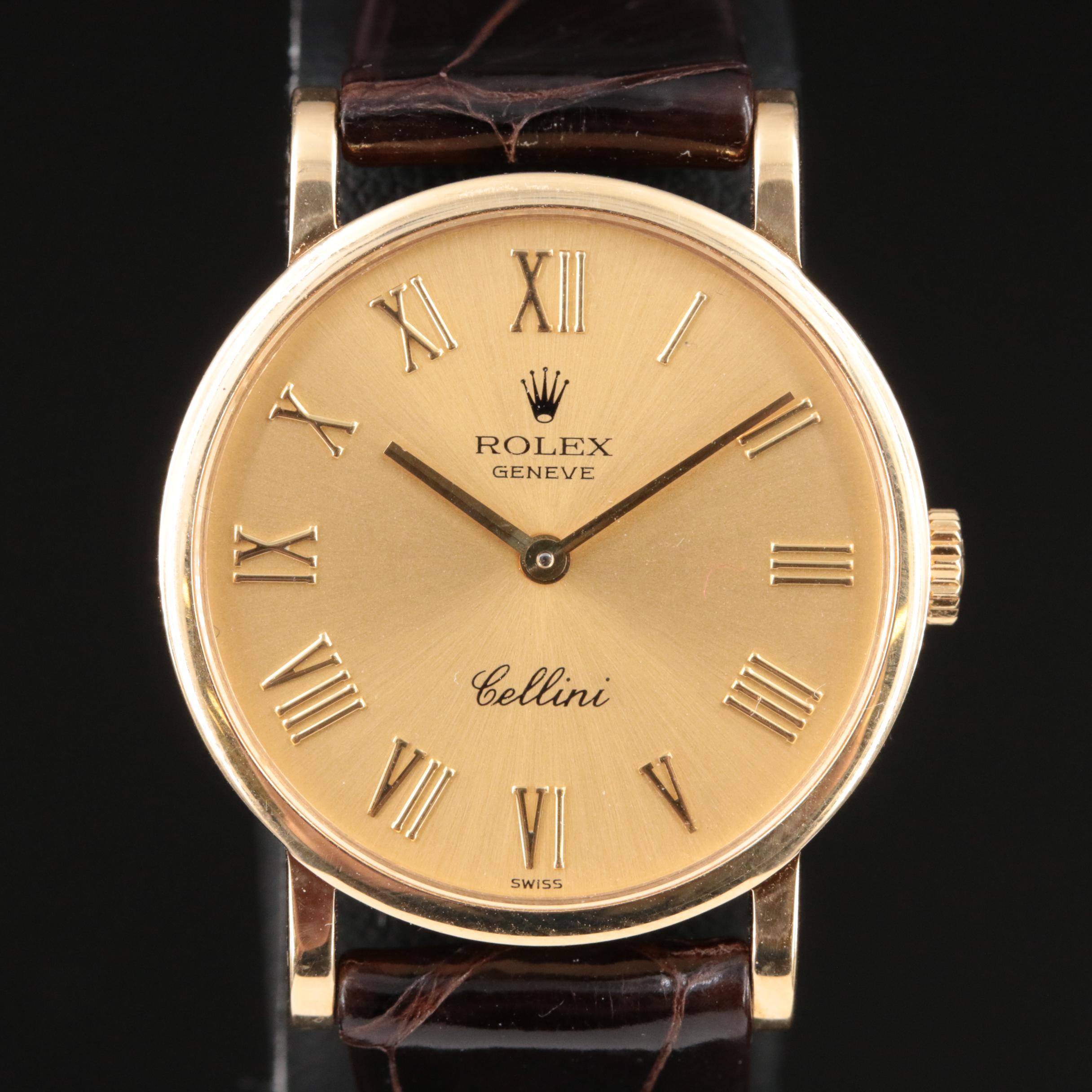 Rolex Cellini 18K Hand Wind Watch