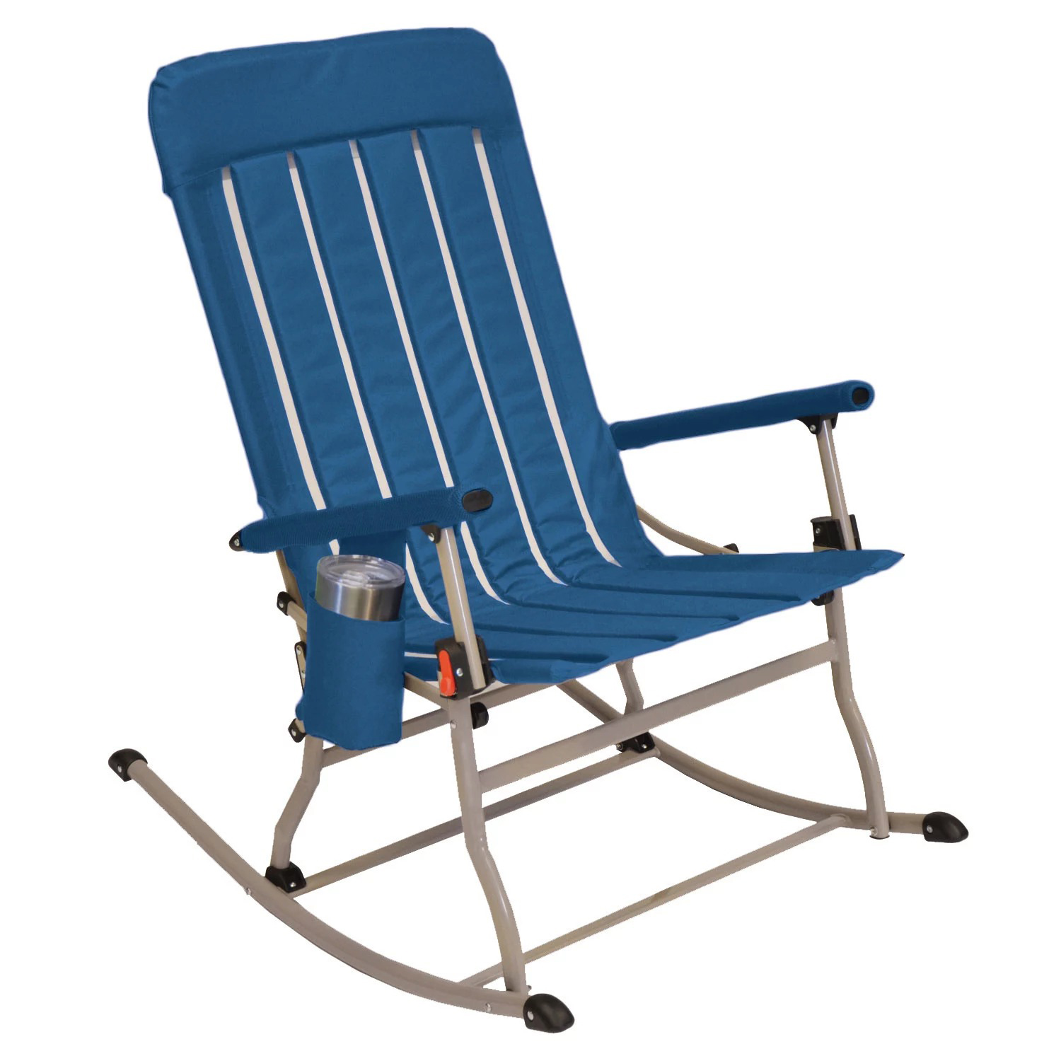 Member's Mark Portable Folding Rocking Chair in Blue