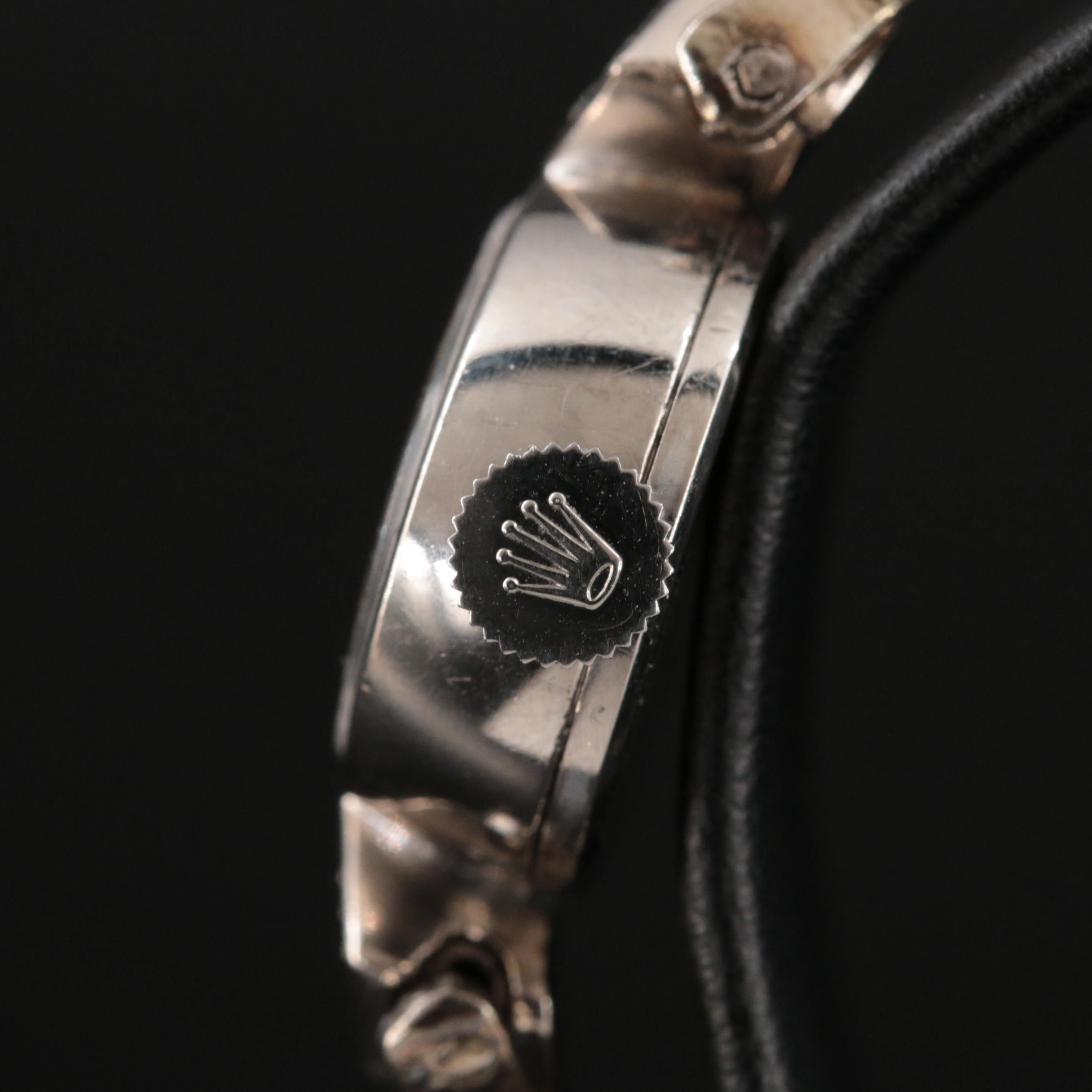 Vintage Rolex 18K Orchid Watch with 14K 3.62 CTW Diamond Bracelet