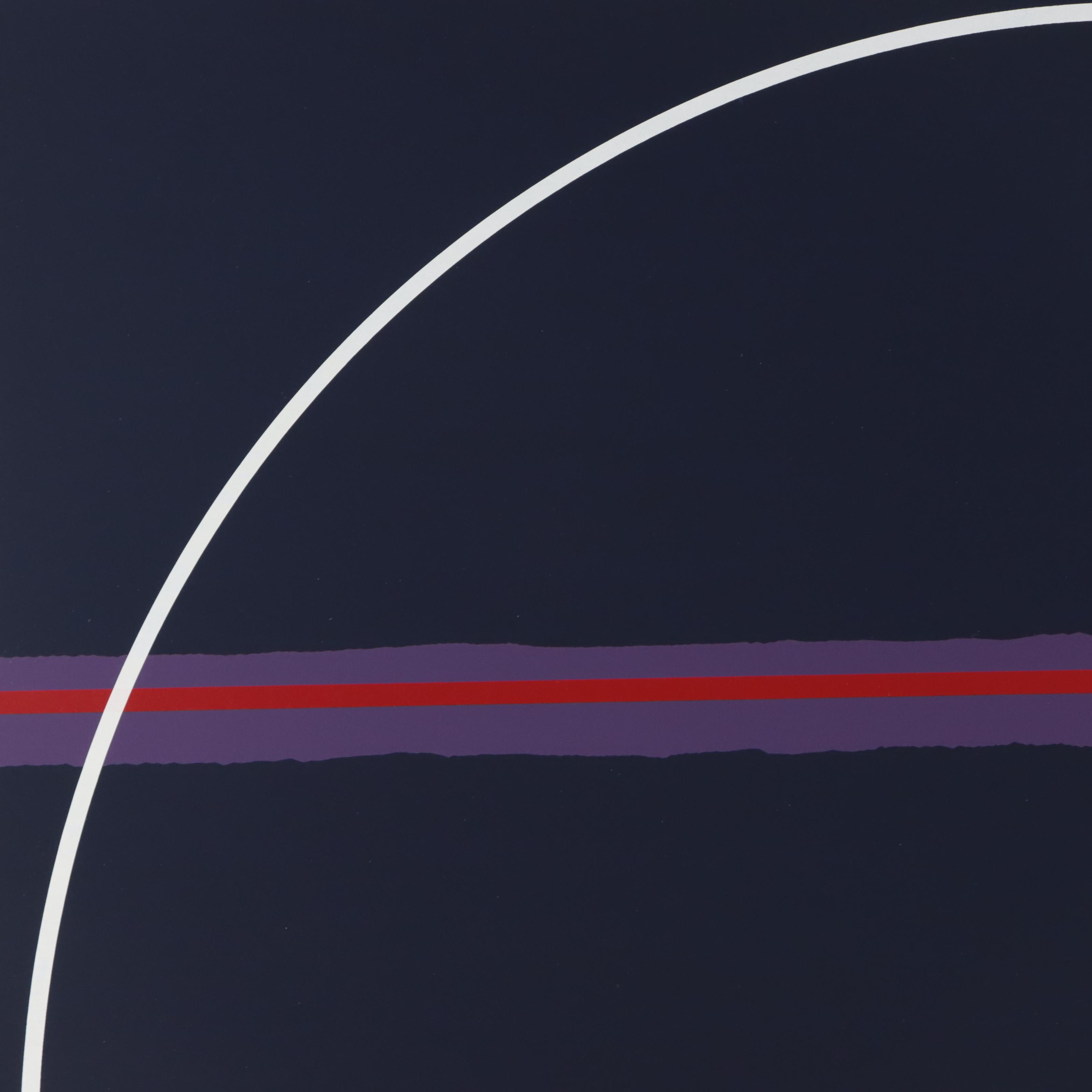 Thomas Whelan Benton Serigraph "White Cap," 1979