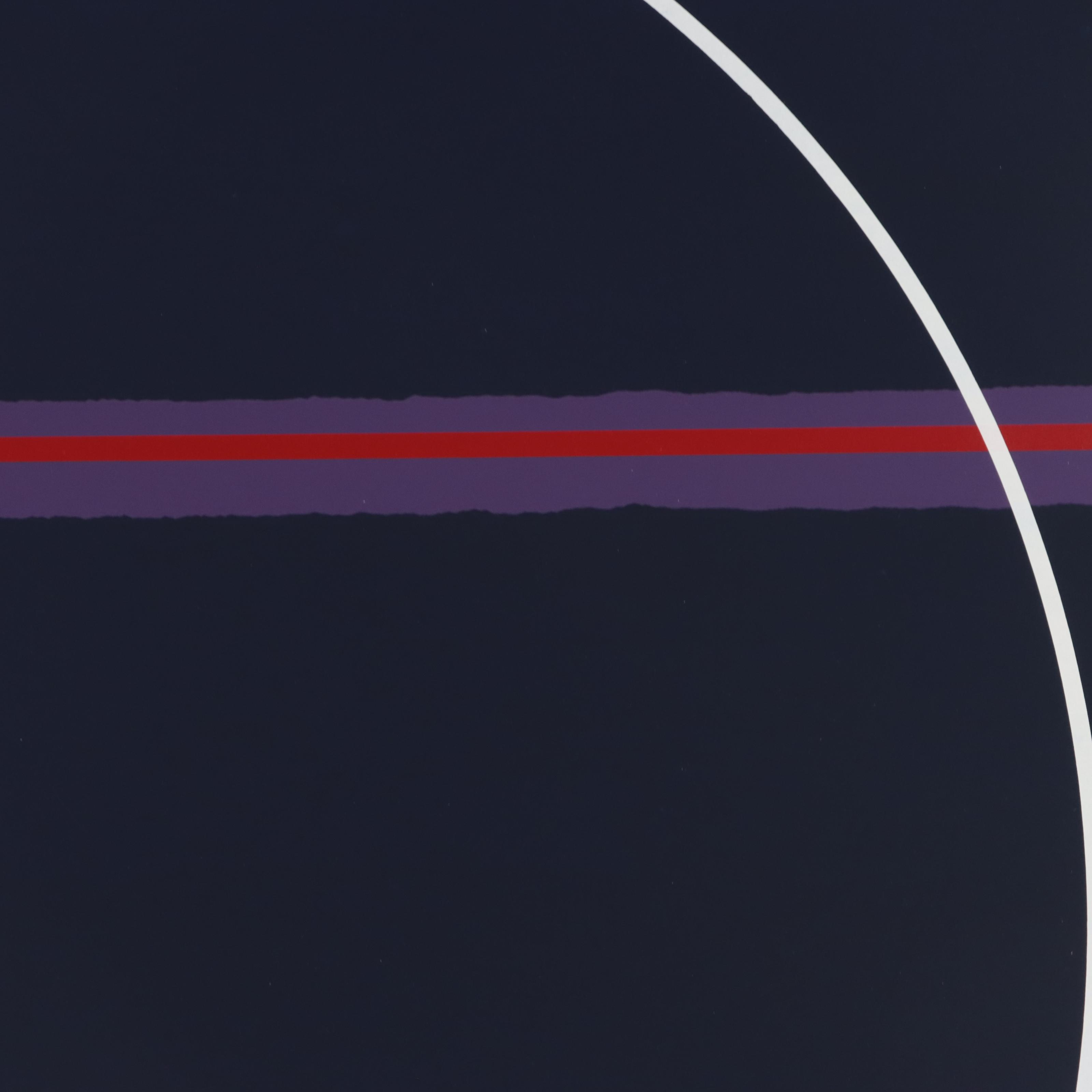 Thomas Whelan Benton Serigraph "White Cap," 1979