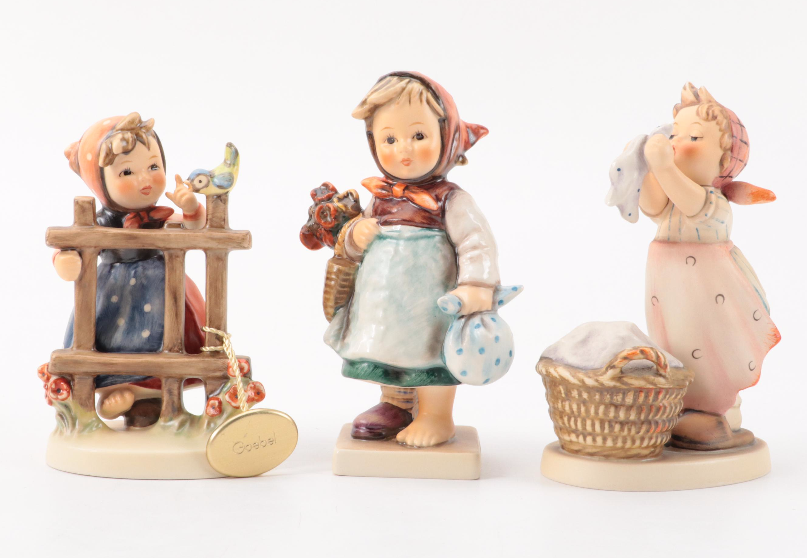 Goebel Hummel "Signs Of Spring" and Other Porcelain Hummel Figurines
