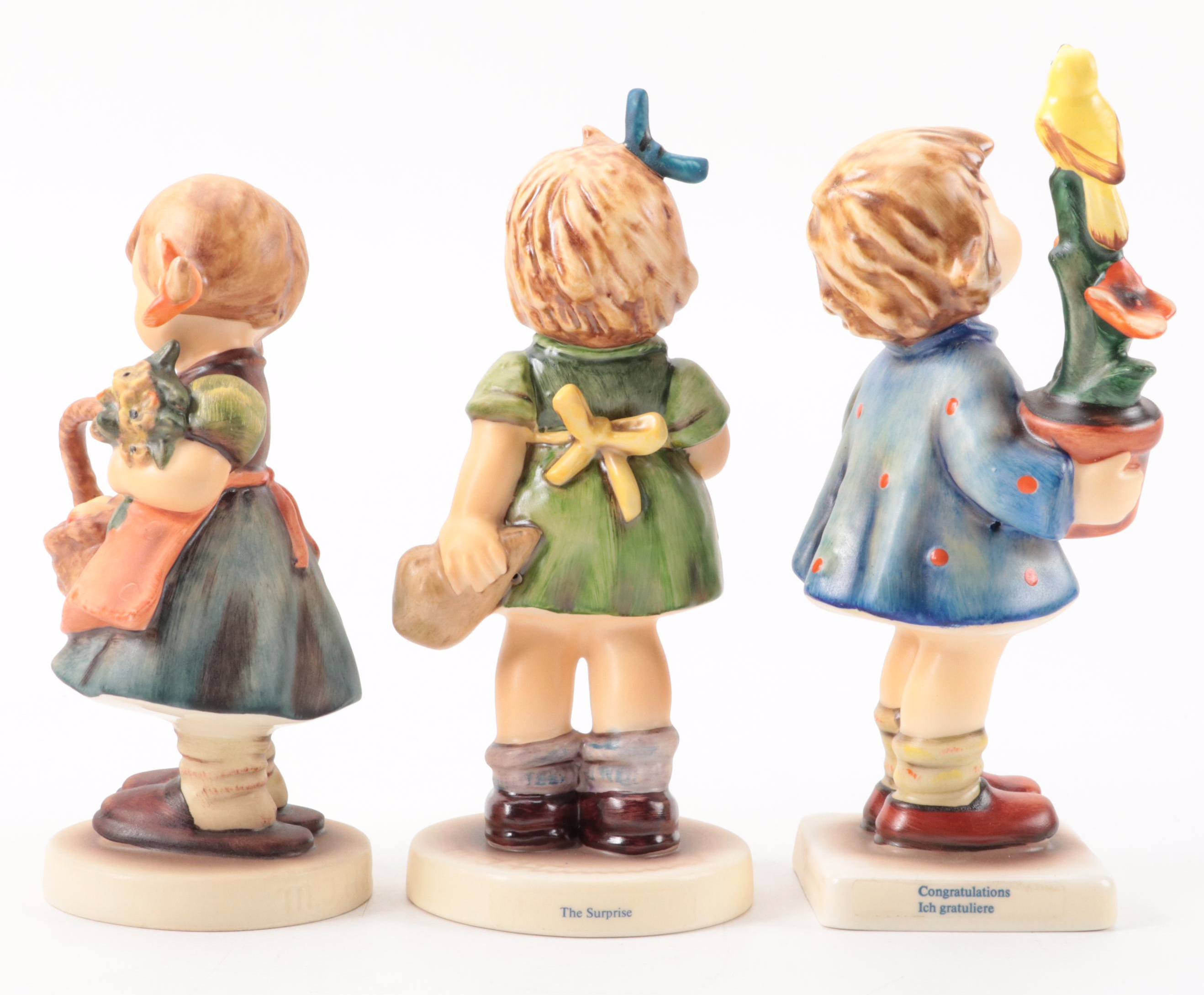 Goebel Hummel "Signs Of Spring" and Other Porcelain Hummel Figurines