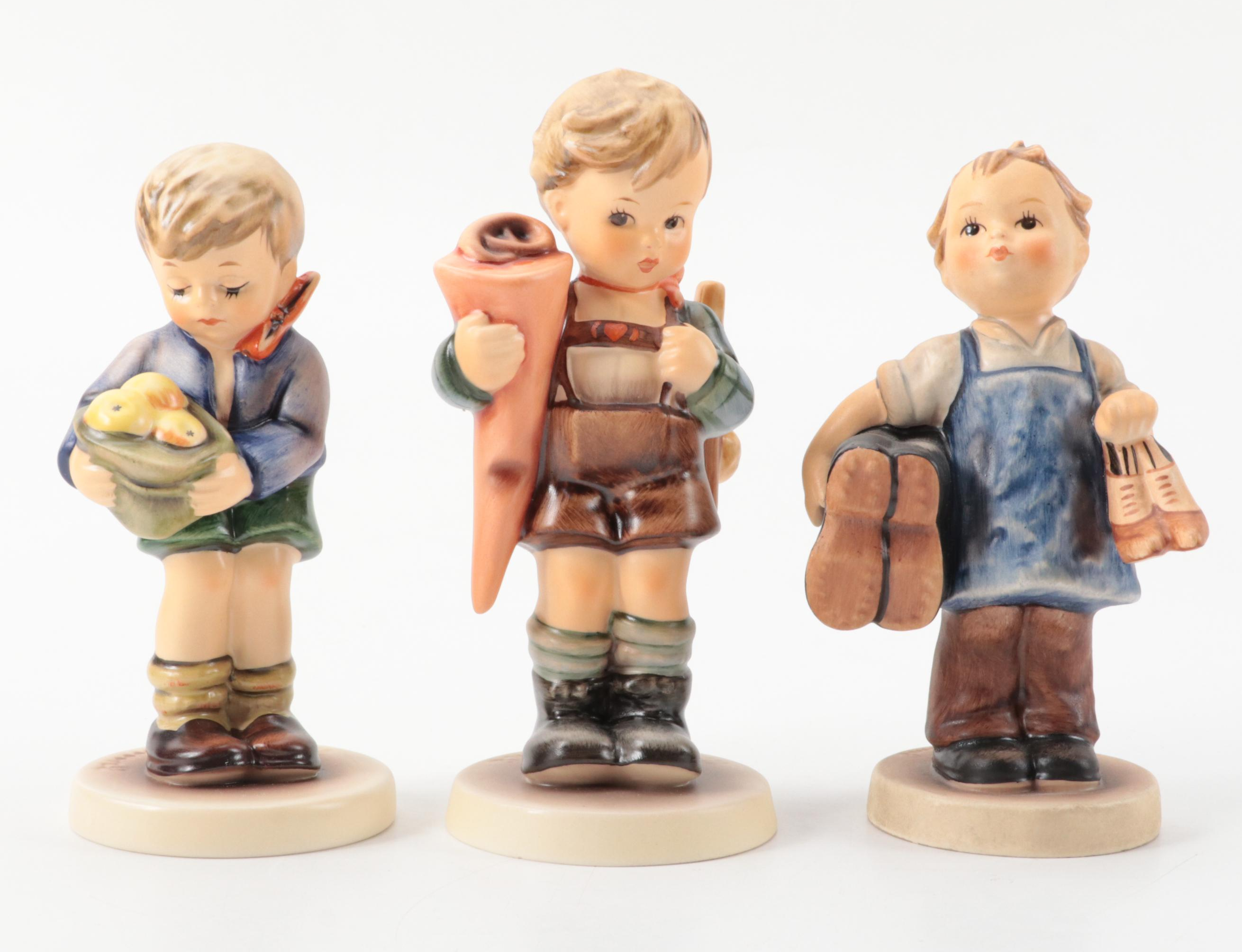 Goebel Hummel "Signs Of Spring" and Other Porcelain Hummel Figurines