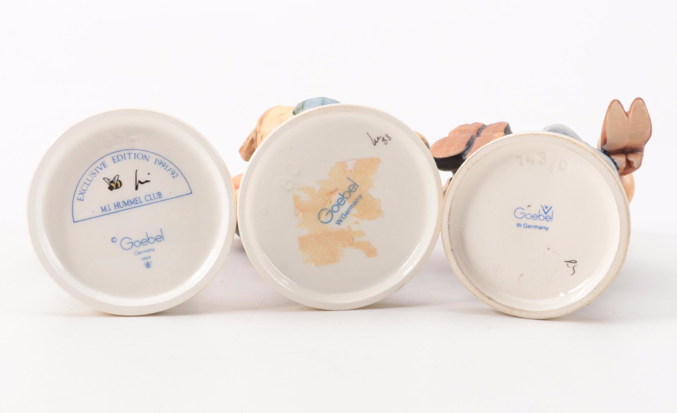 Goebel Hummel "Signs Of Spring" and Other Porcelain Hummel Figurines