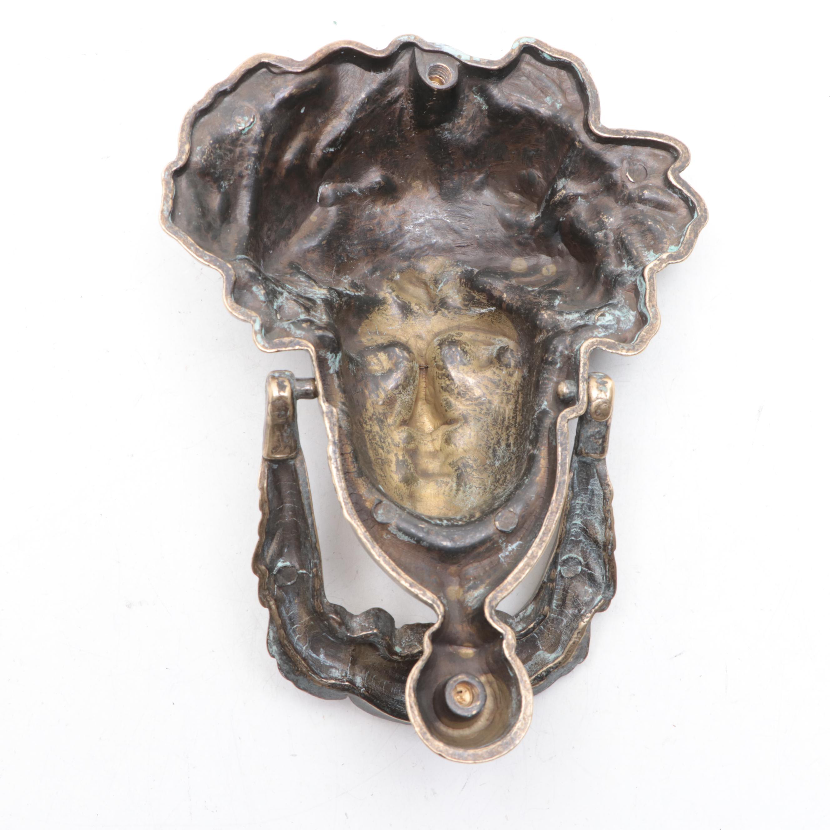 Victorian Classical Style Cast Metal Door Knocker