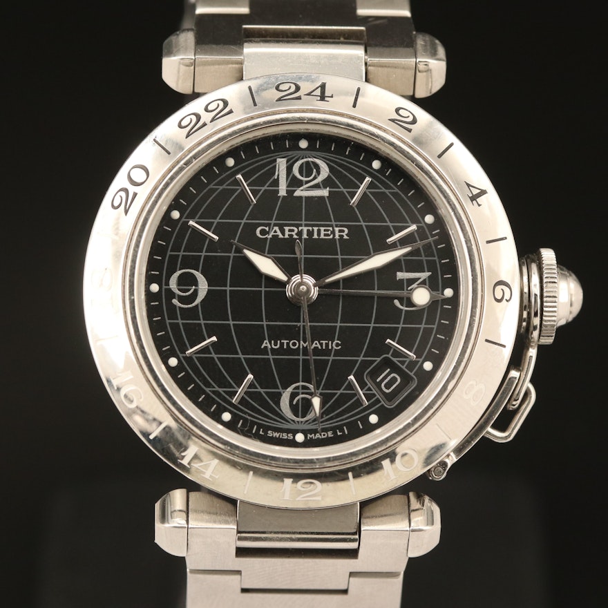 Cartier Pasha de Cartier GMT Automatic Wristwatch