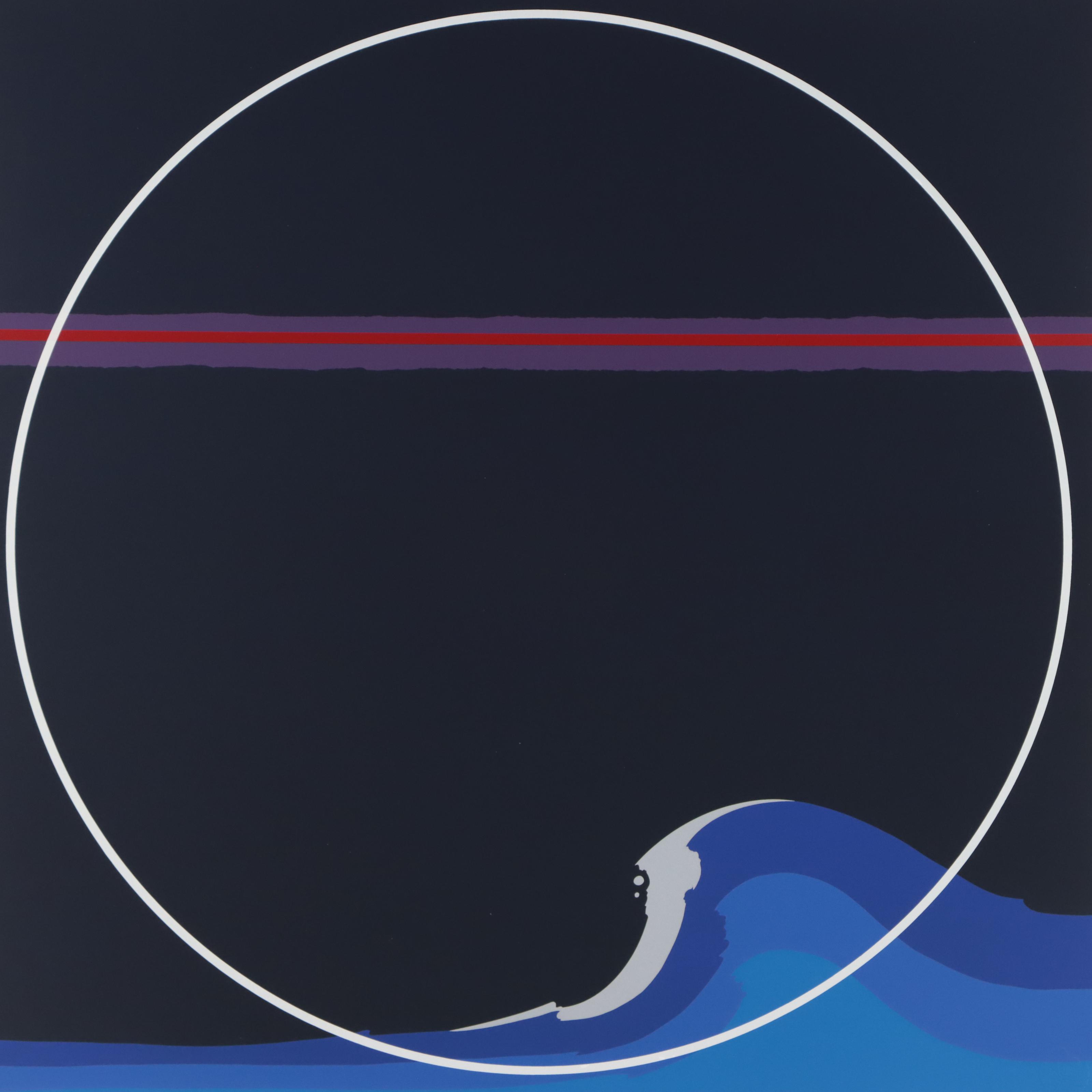 Thomas Whelan Benton Serigraph "White Cap," 1979