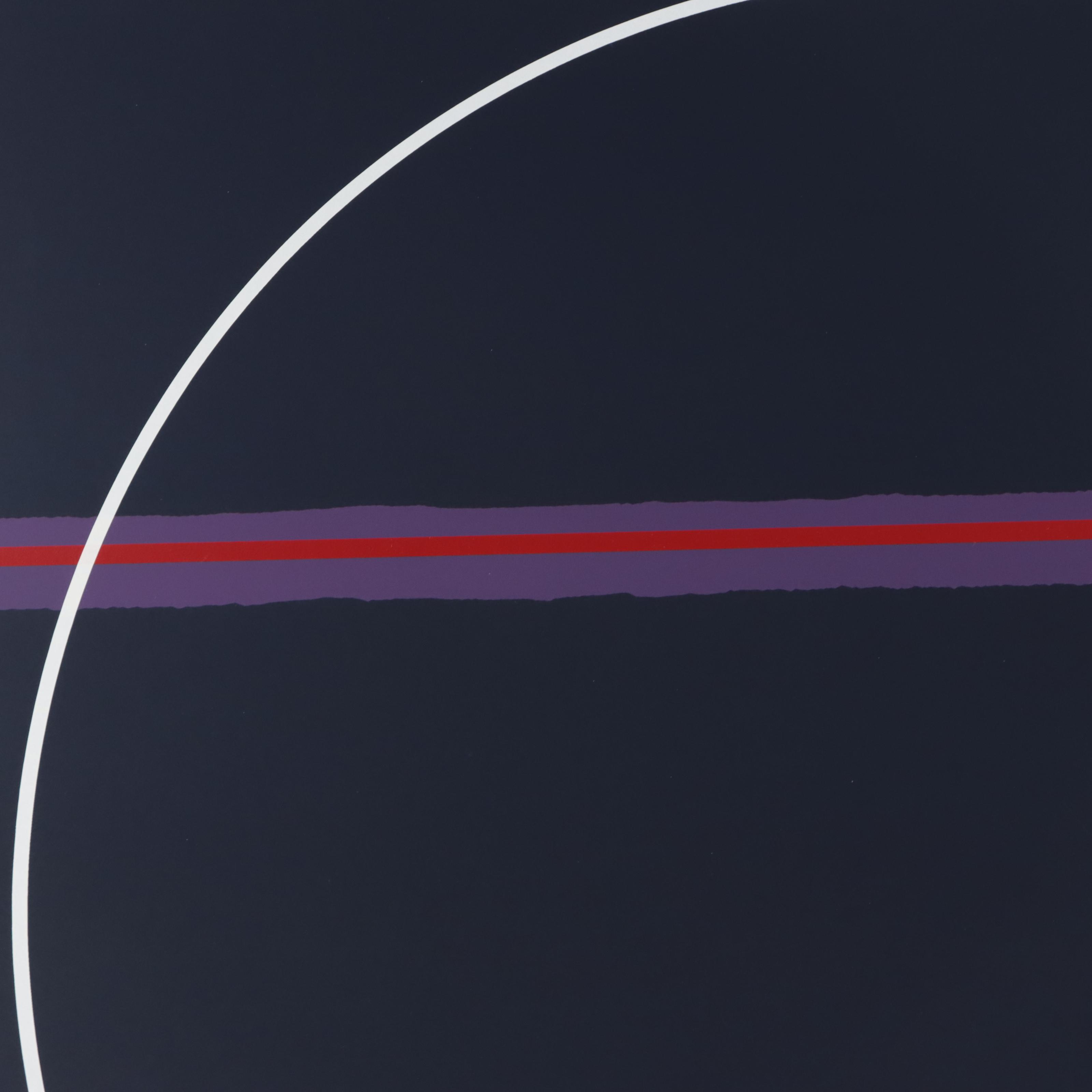 Thomas Whelan Benton Serigraph "White Cap," 1979