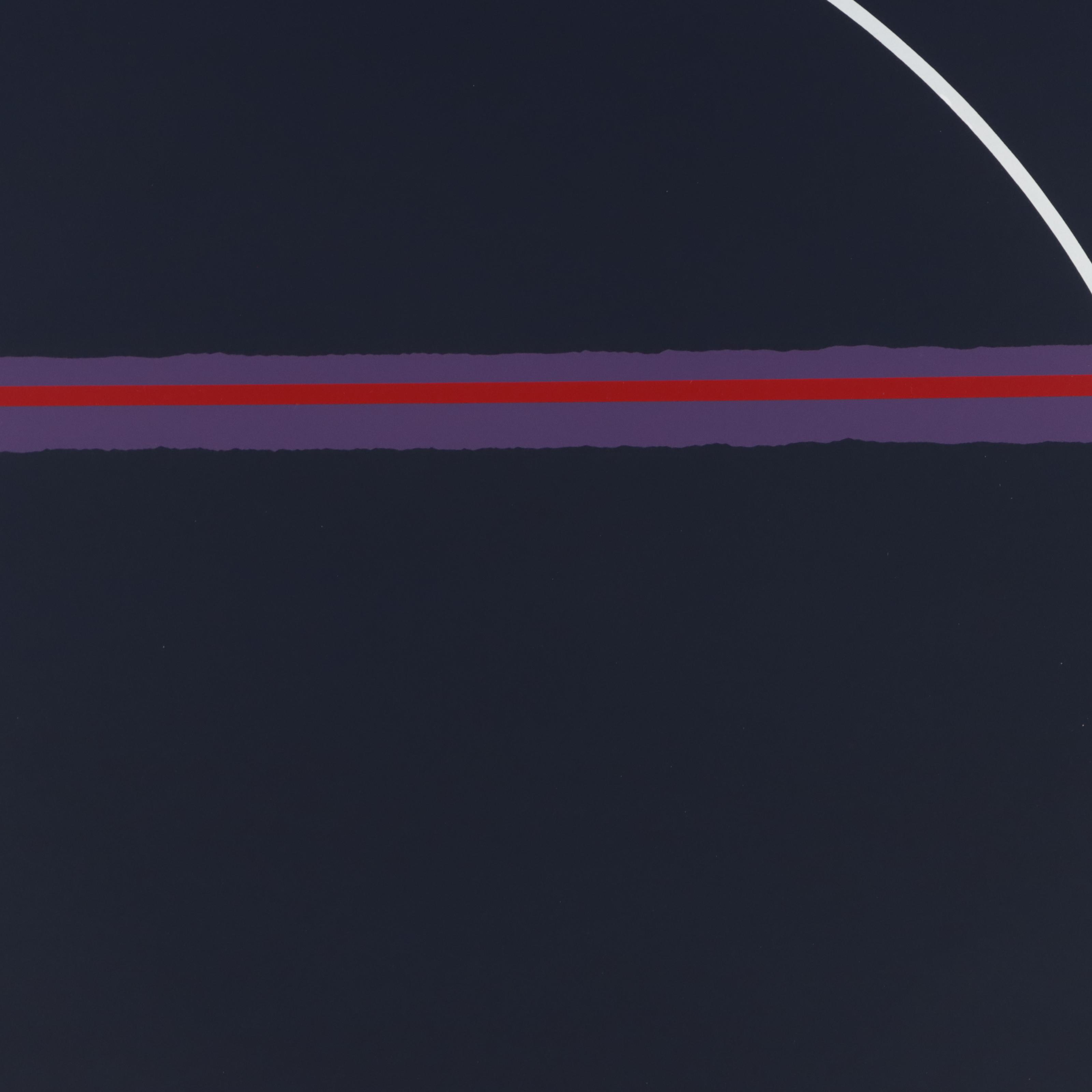 Thomas Whelan Benton Serigraph "White Cap," 1979