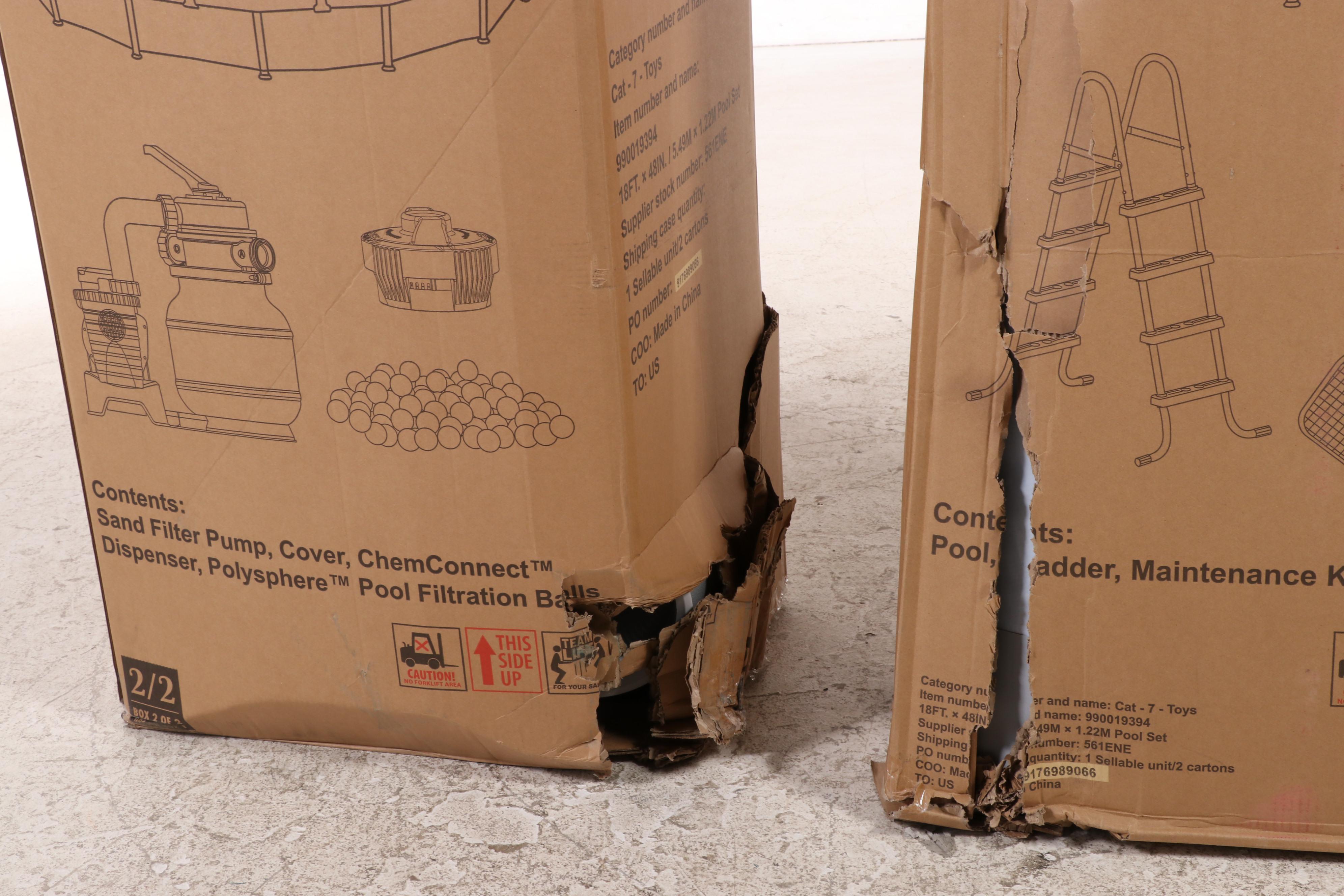 Bestway Power Steel 18’ x 48” Round Above Ground Pool Set