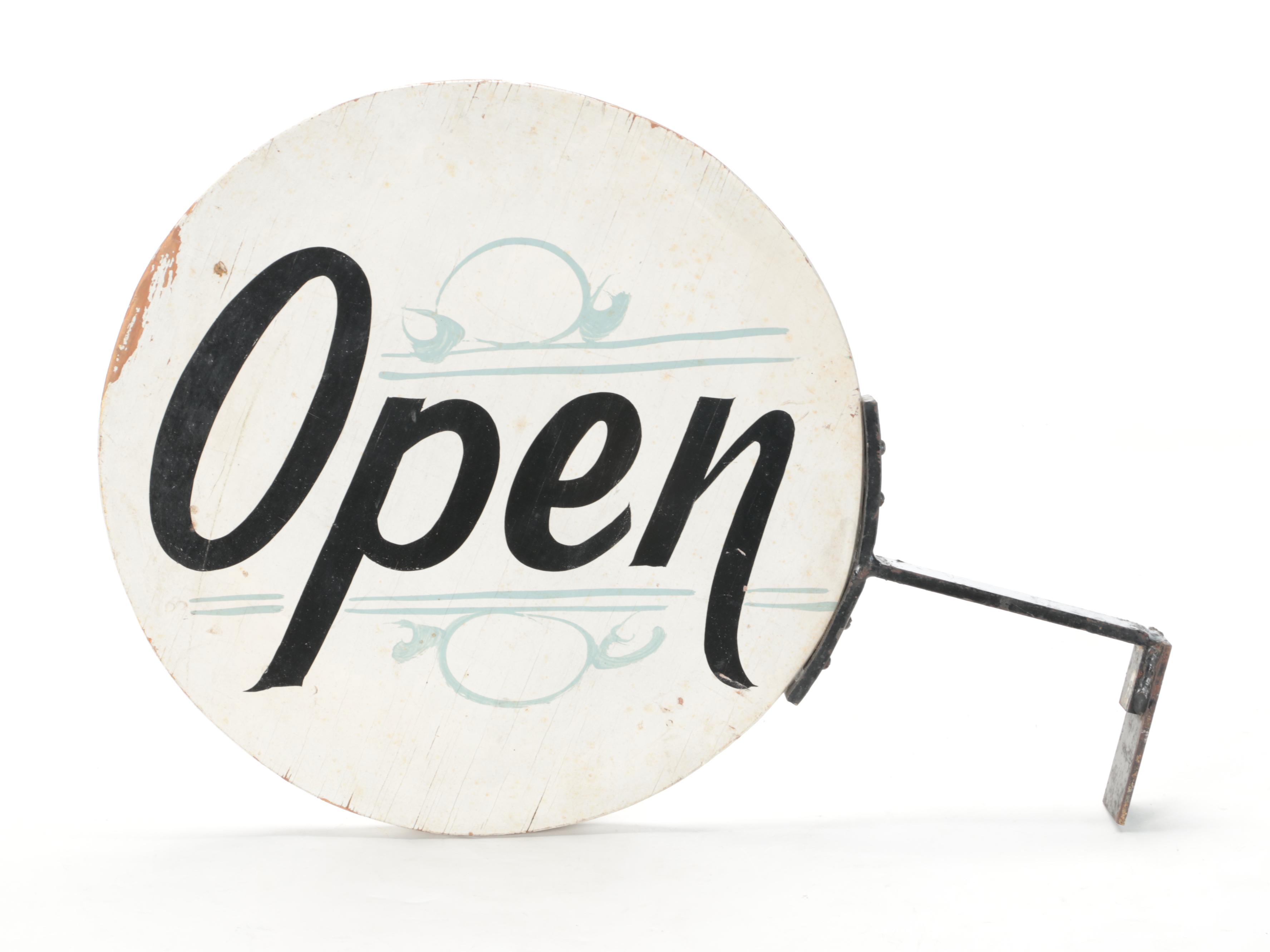 Deli Lunch Sign With "Open" and "Sorry" Signs