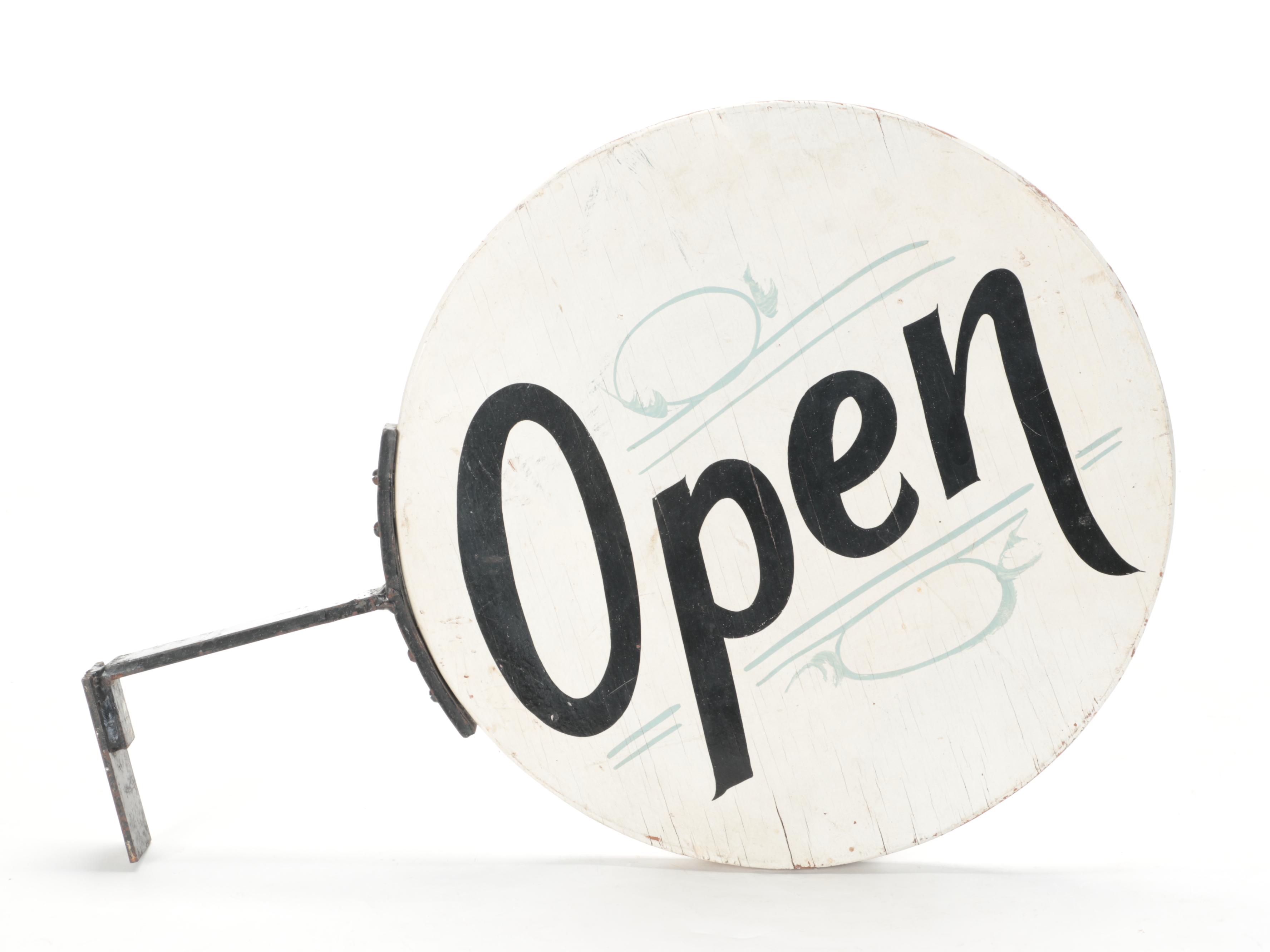 Deli Lunch Sign With "Open" and "Sorry" Signs