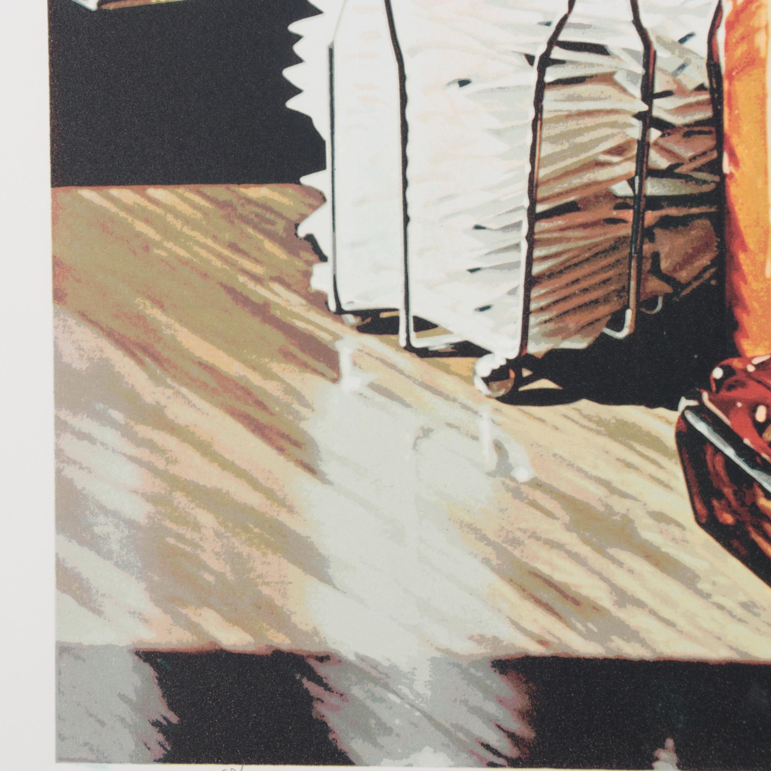 Ralph Goings Serigraph "Still Life with Sugars," 1981