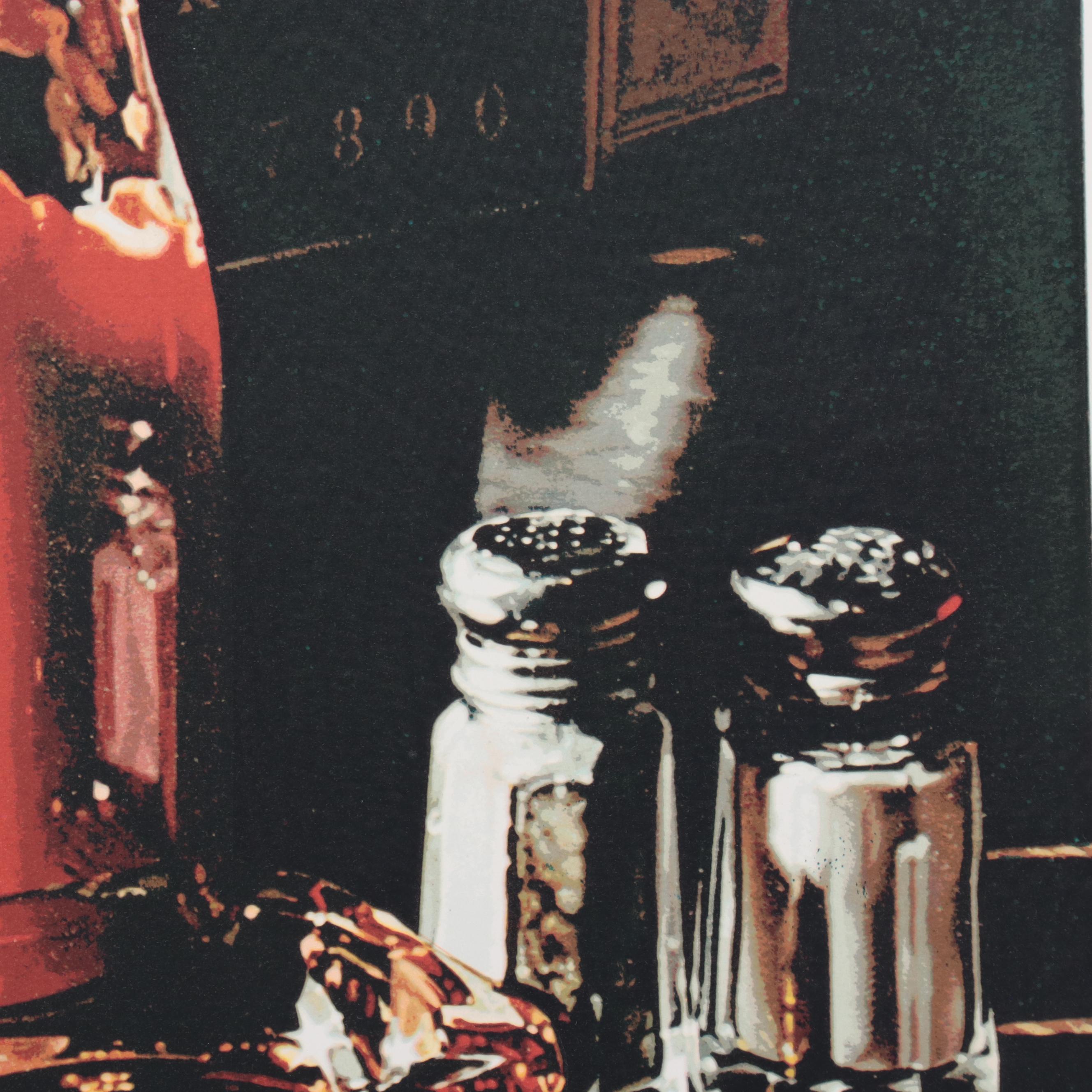 Ralph Goings Serigraph "Still Life with Sugars," 1981