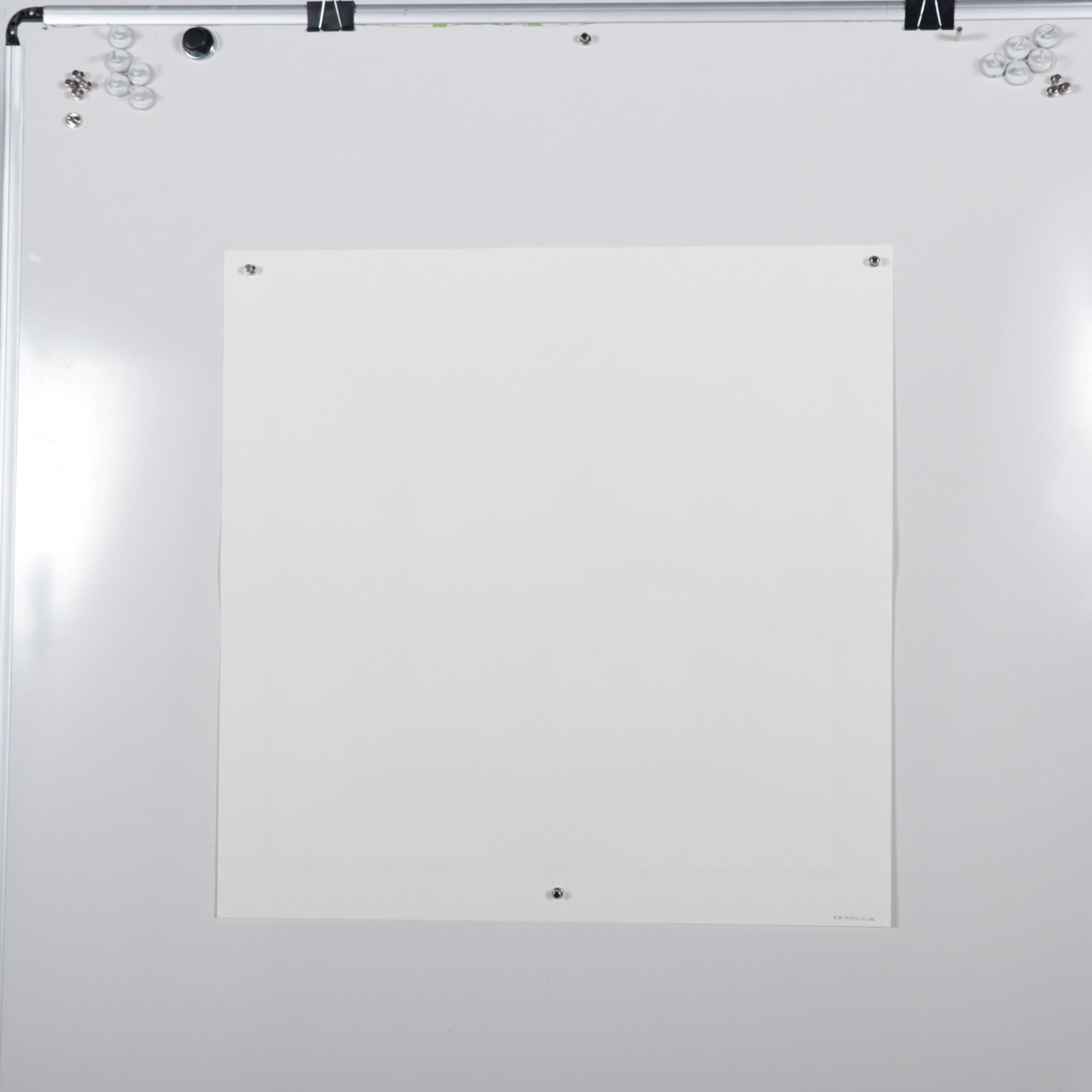 Jurgen Peters Op Art Serigraph "Window Motif," 1982