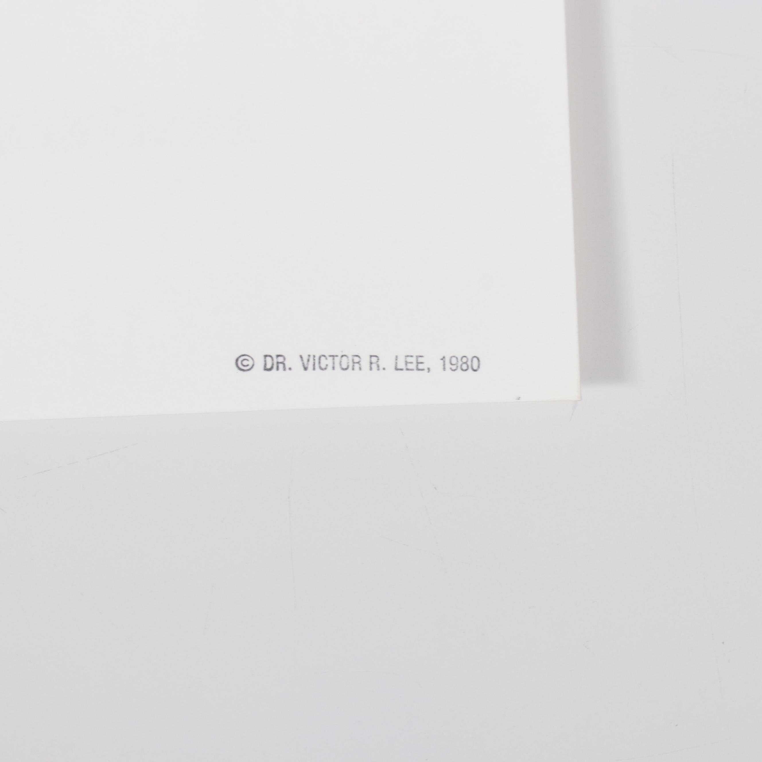 Jurgen Peters Op Art Serigraph "Window Motif," 1982