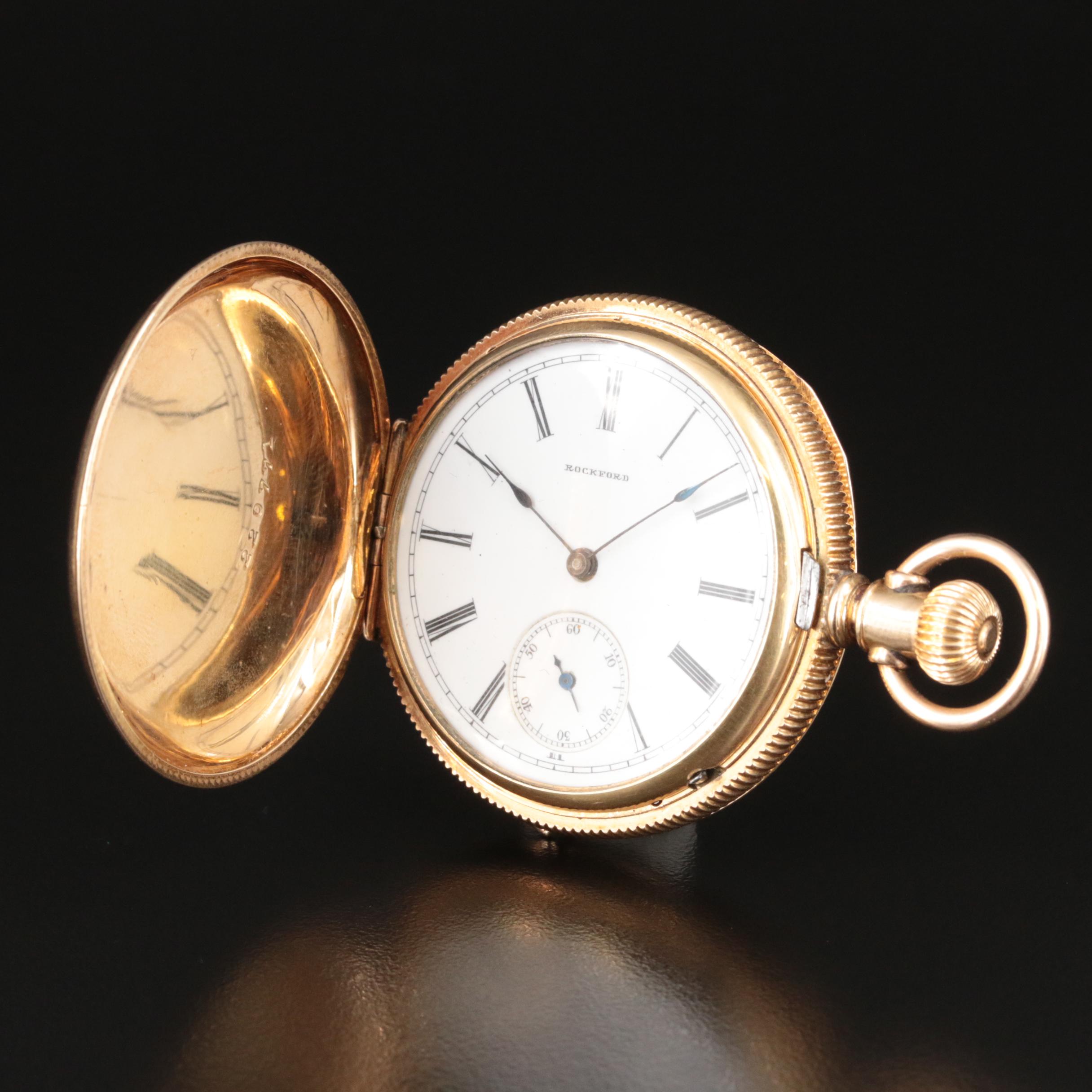 1885 Rockford Hunting Case Pocket Watch