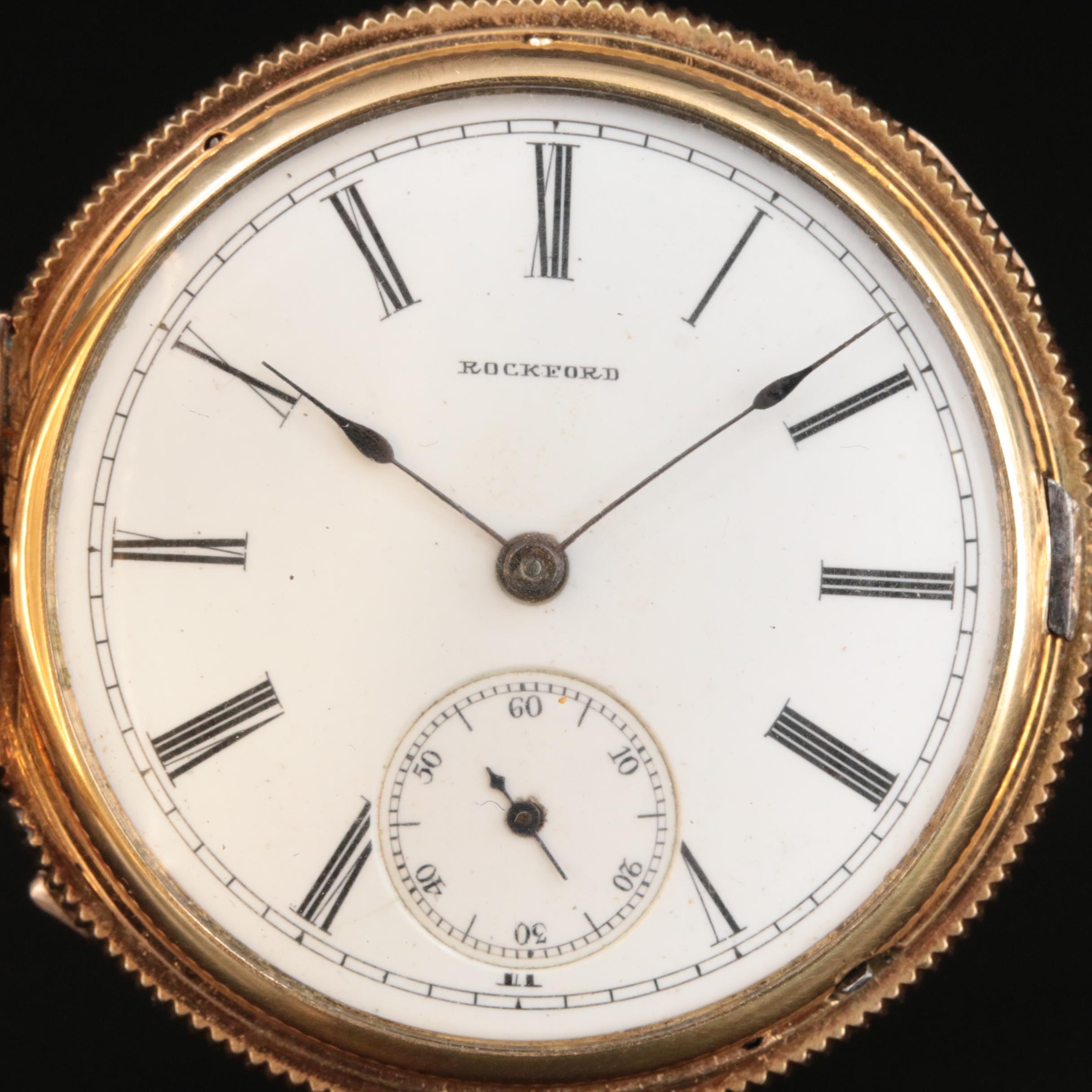 1885 Rockford Hunting Case Pocket Watch