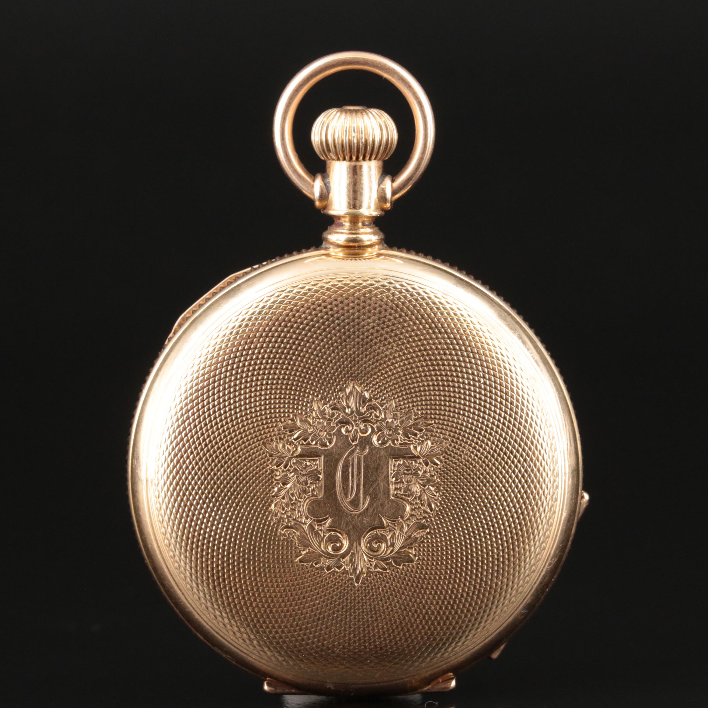 1885 Rockford Hunting Case Pocket Watch