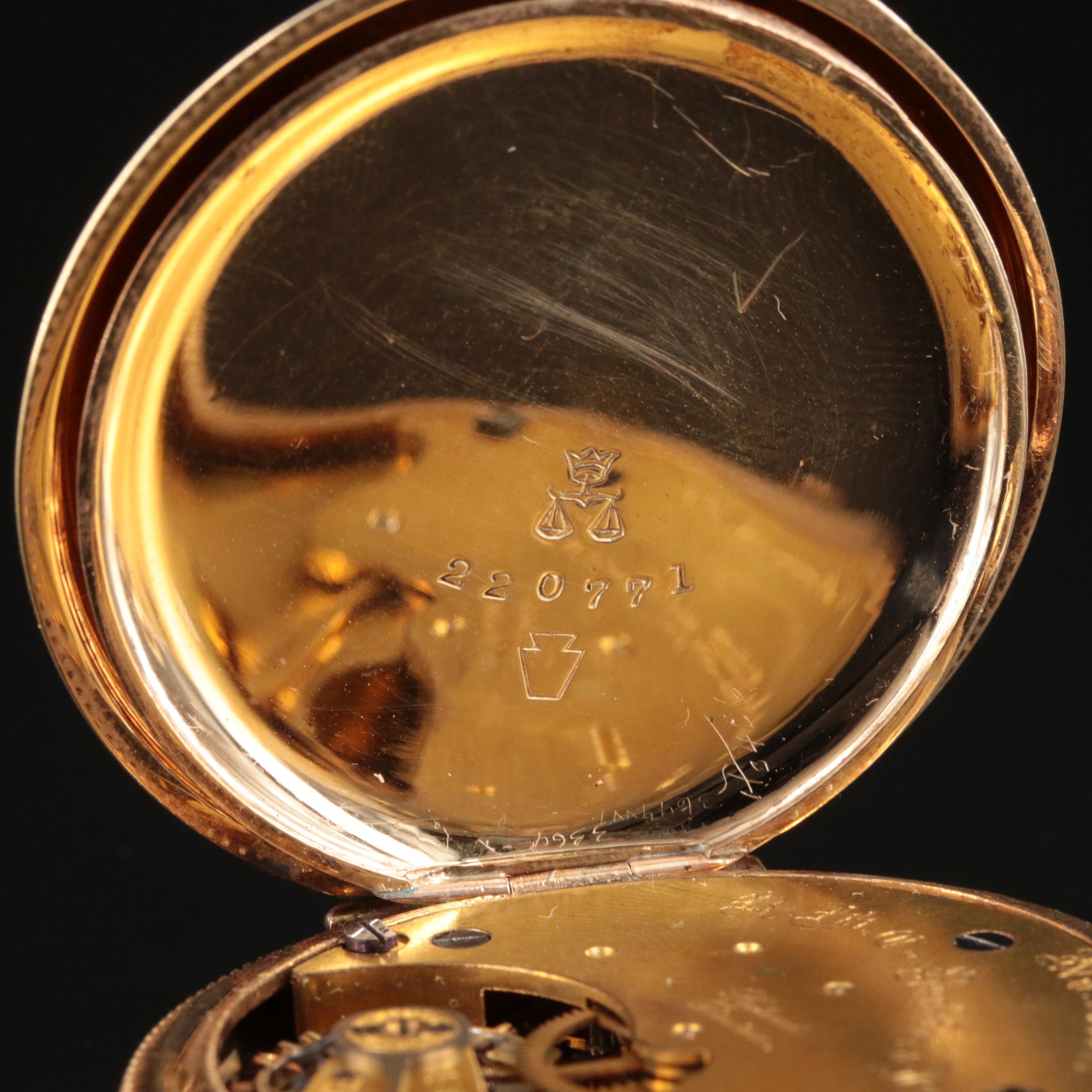 1885 Rockford Hunting Case Pocket Watch