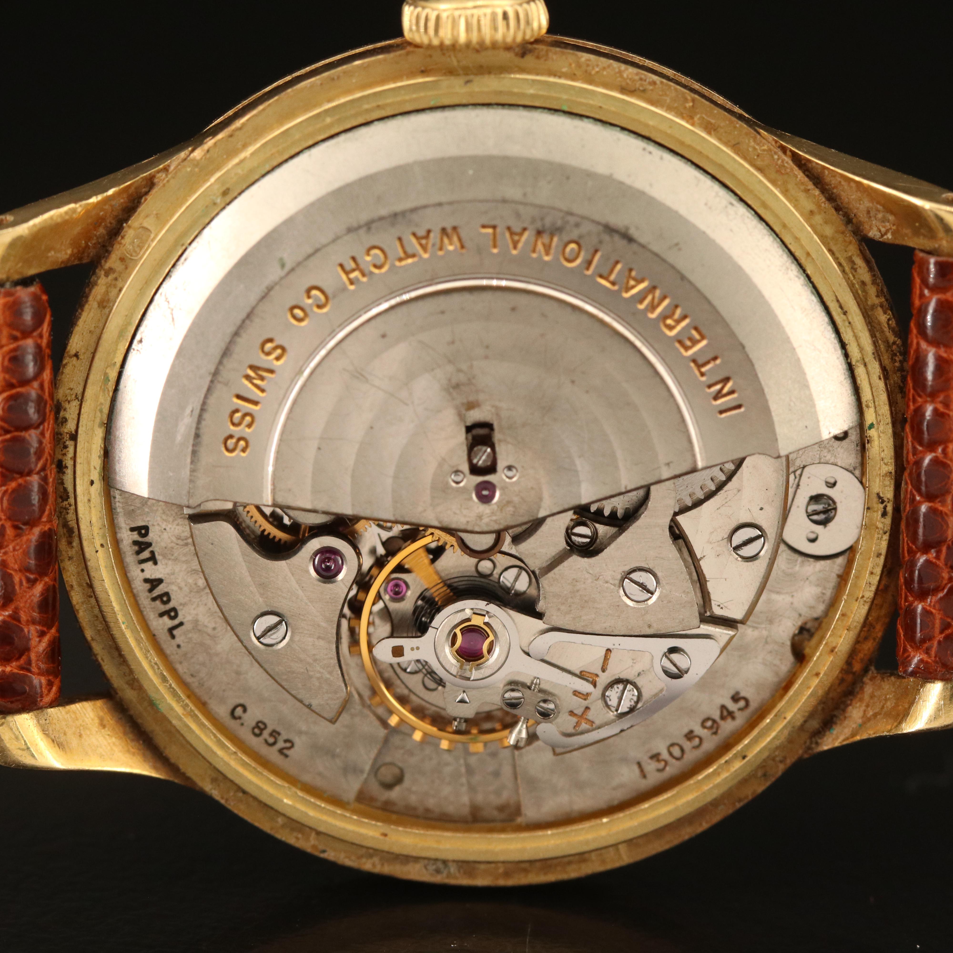 International Watch Co. Schaffhausen Gubelin 18K Watch