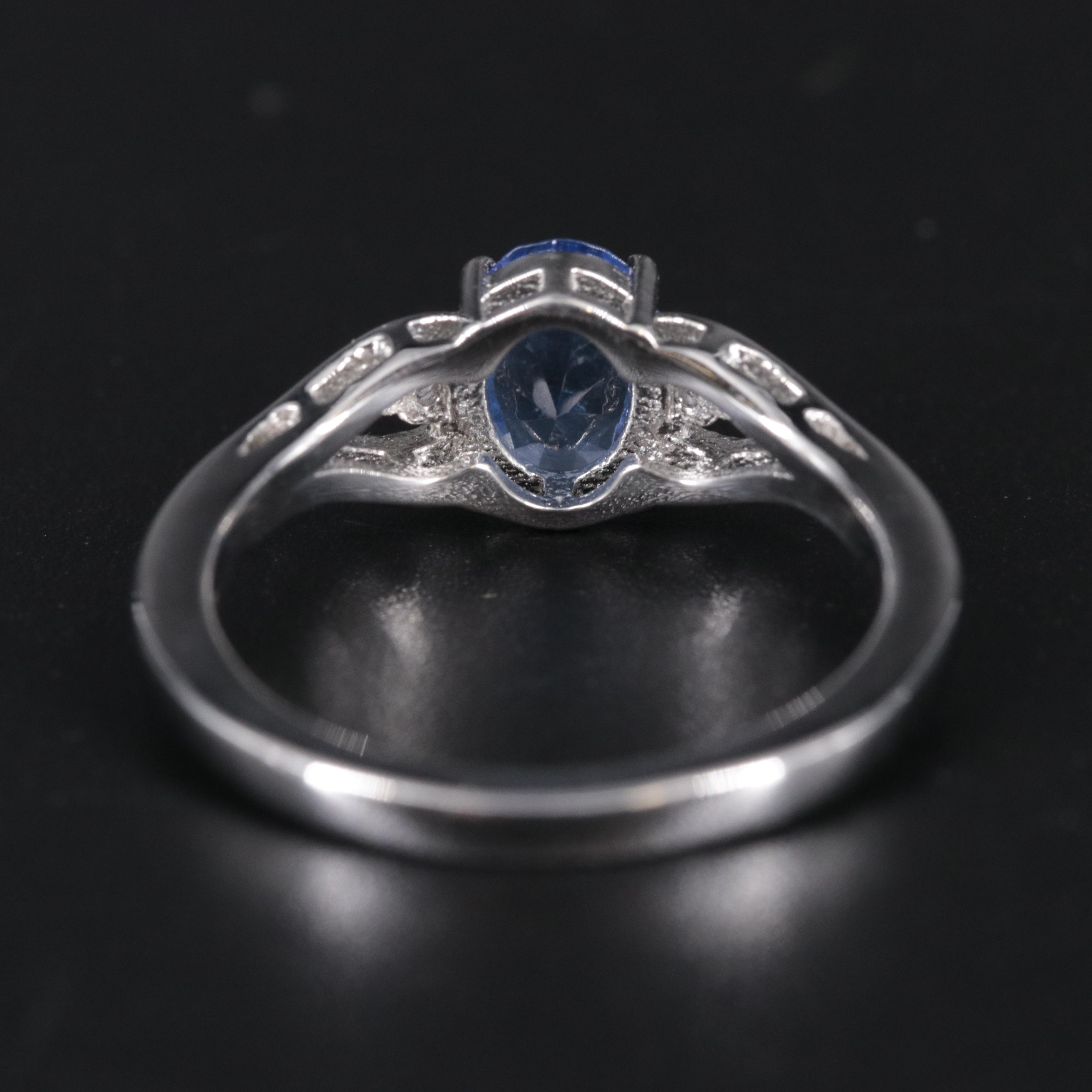 Sterling Silver Topaz Ring