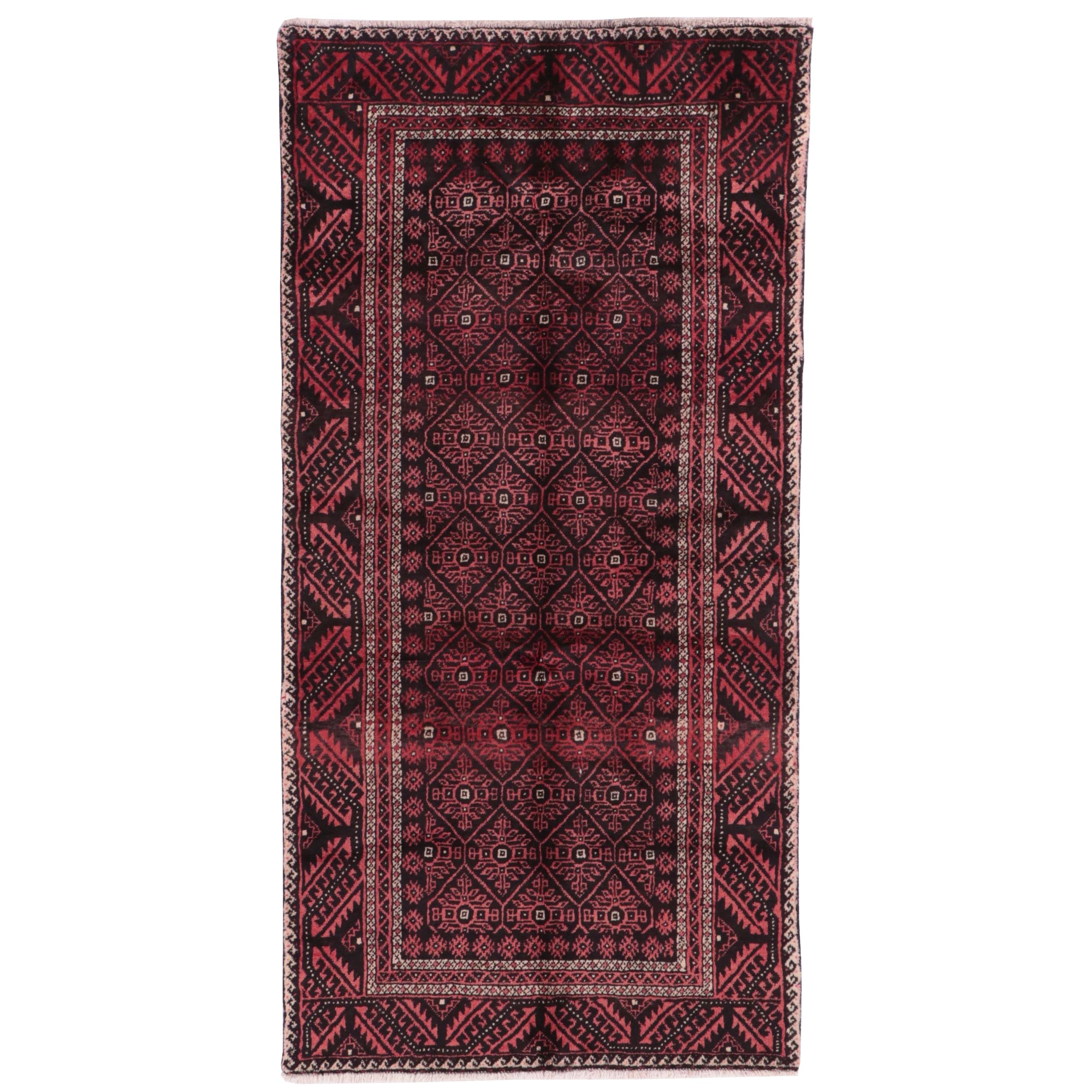3'2 x 6'5 Hand-Knotted Persian Kolyai Area Long Rug