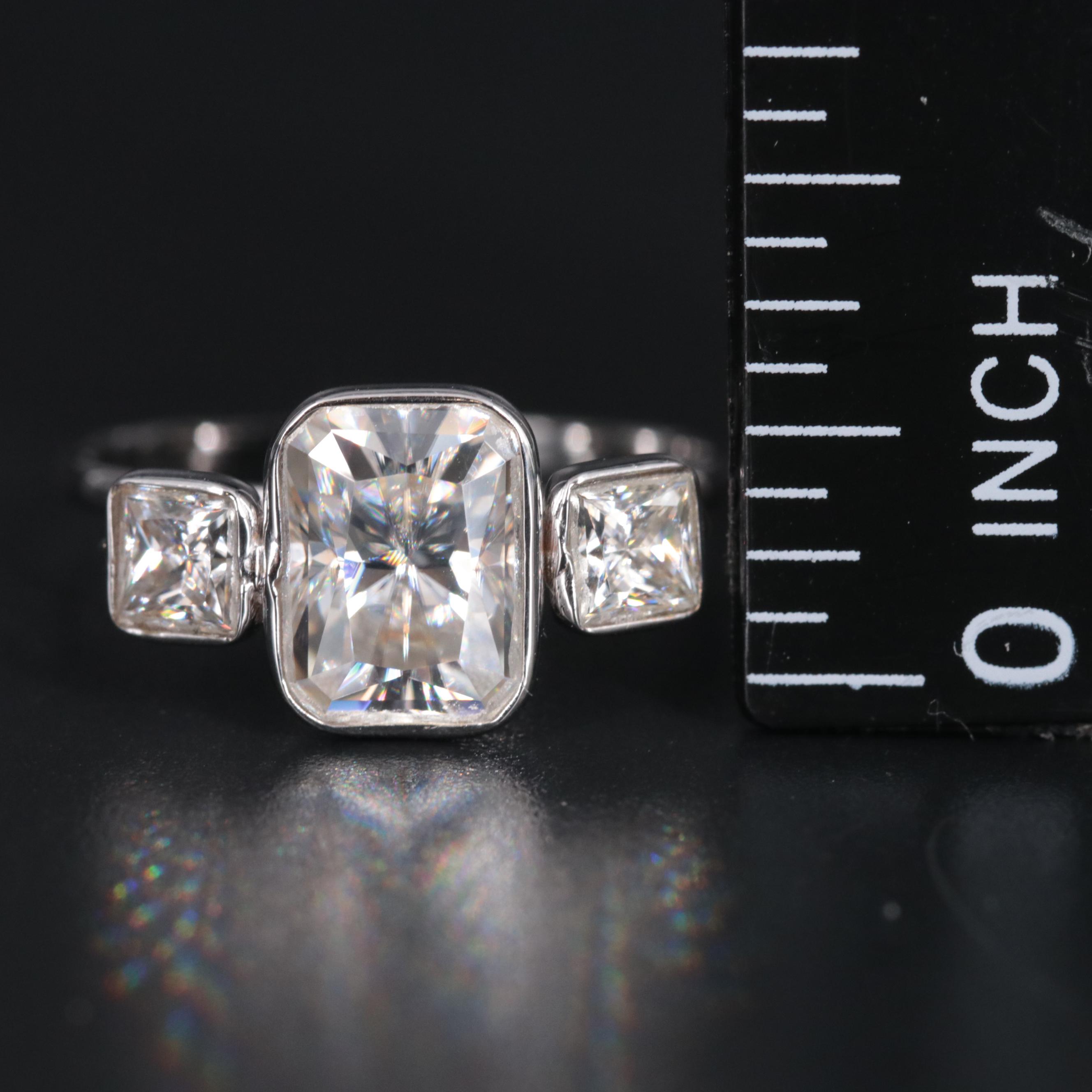 14K Moissanite Ring