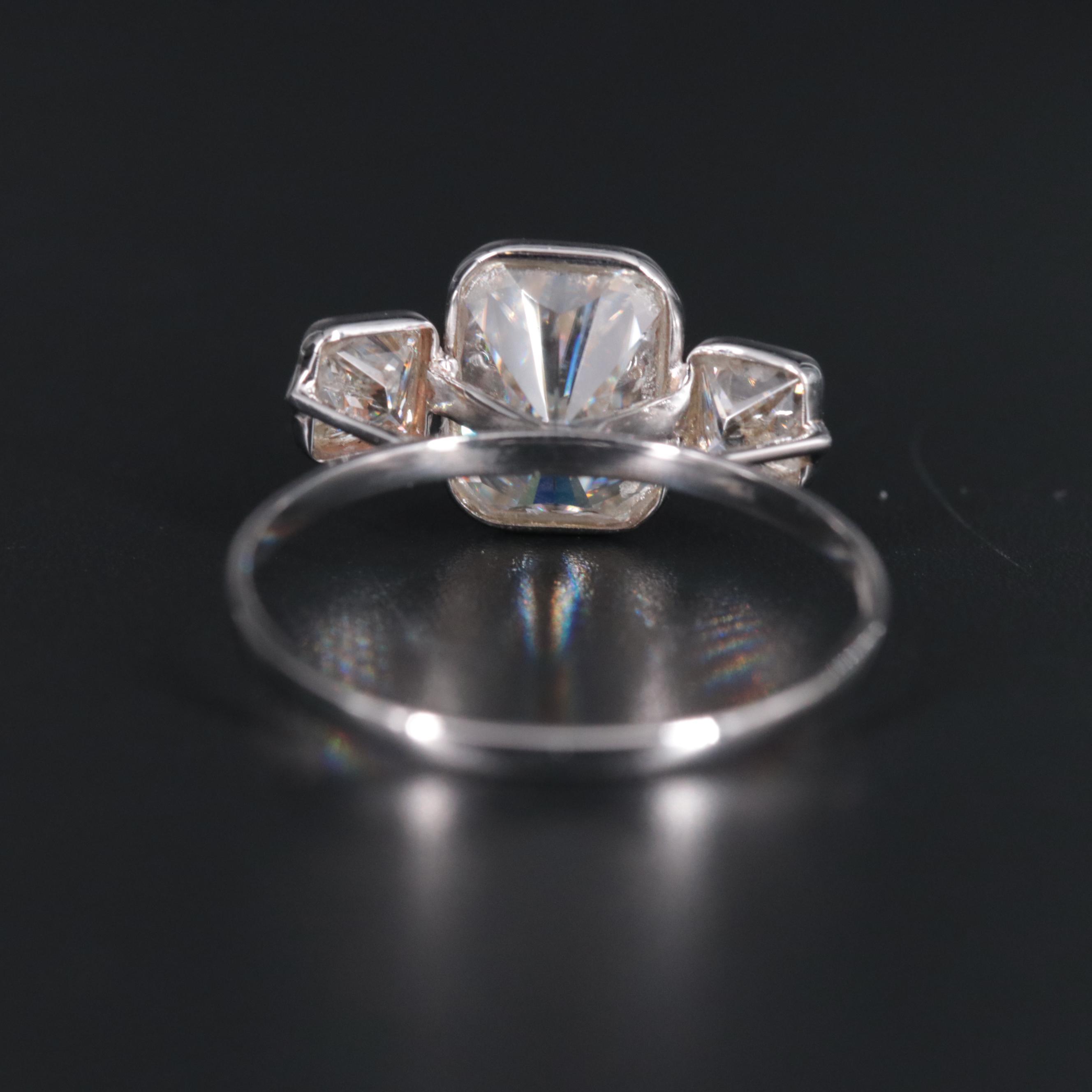 14K Moissanite Ring