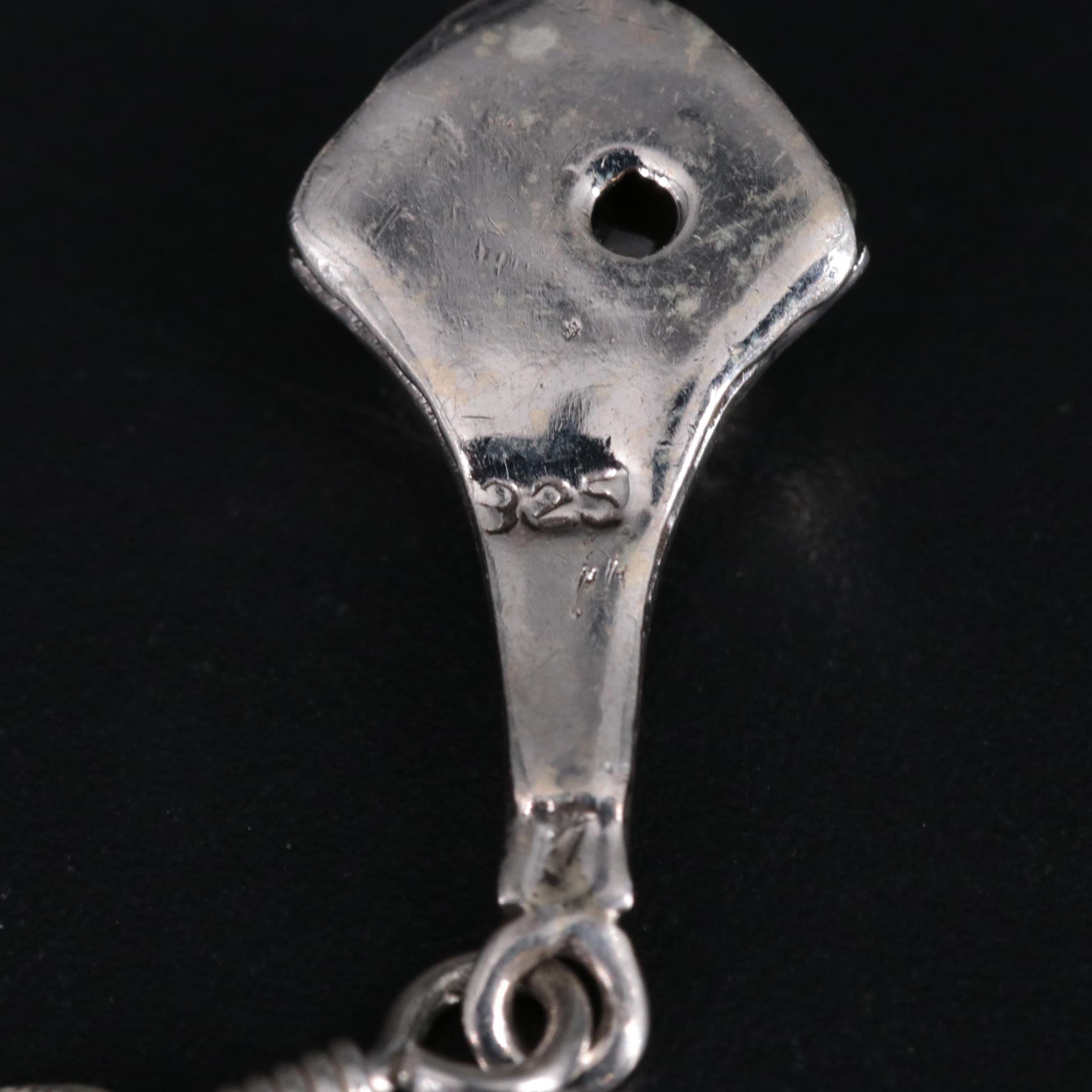 Sterling Silver Sapphire Earrings