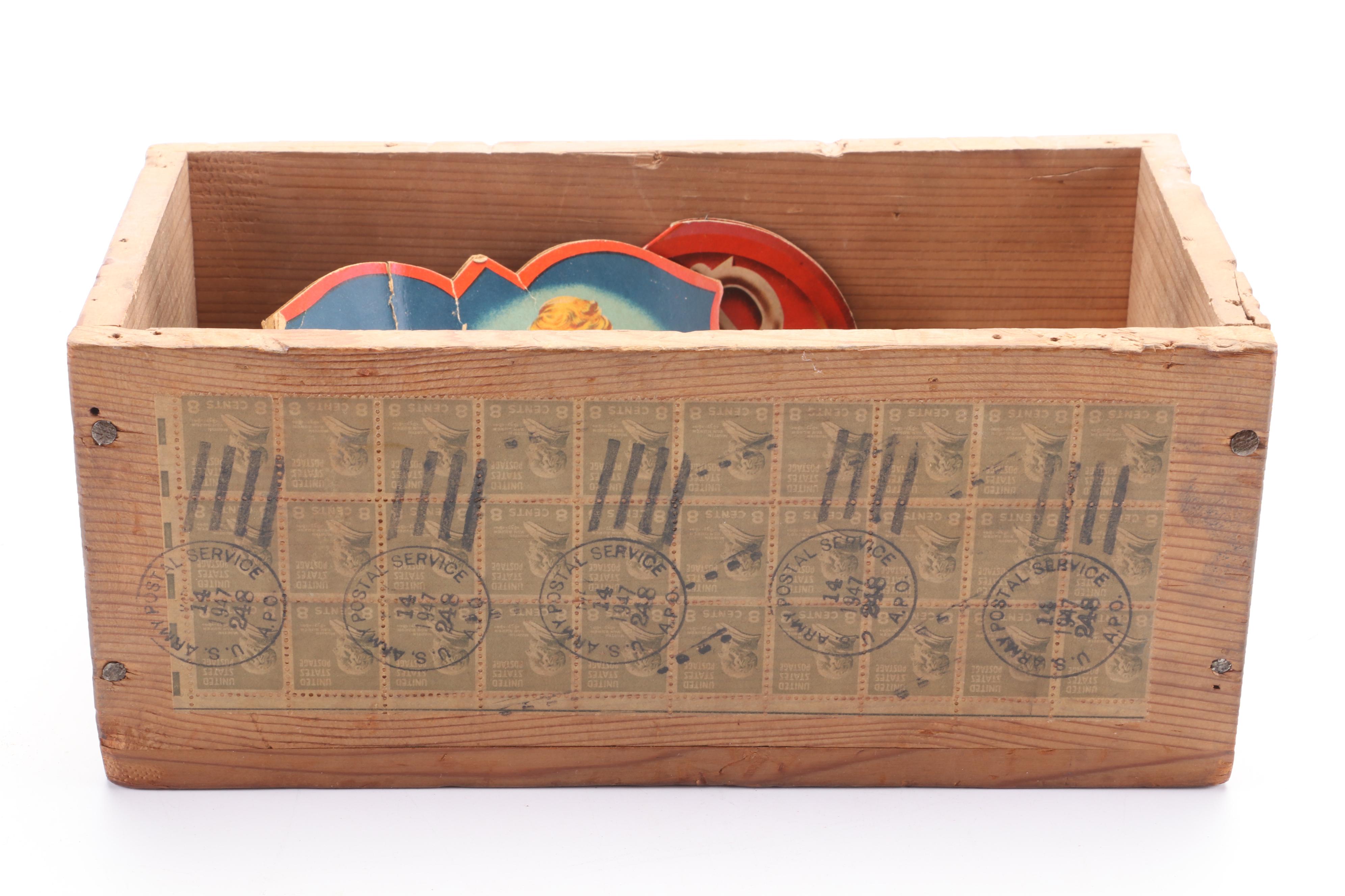 Basketville Oak Woven Basket, More Wicker Baskets and Sewing Supplies