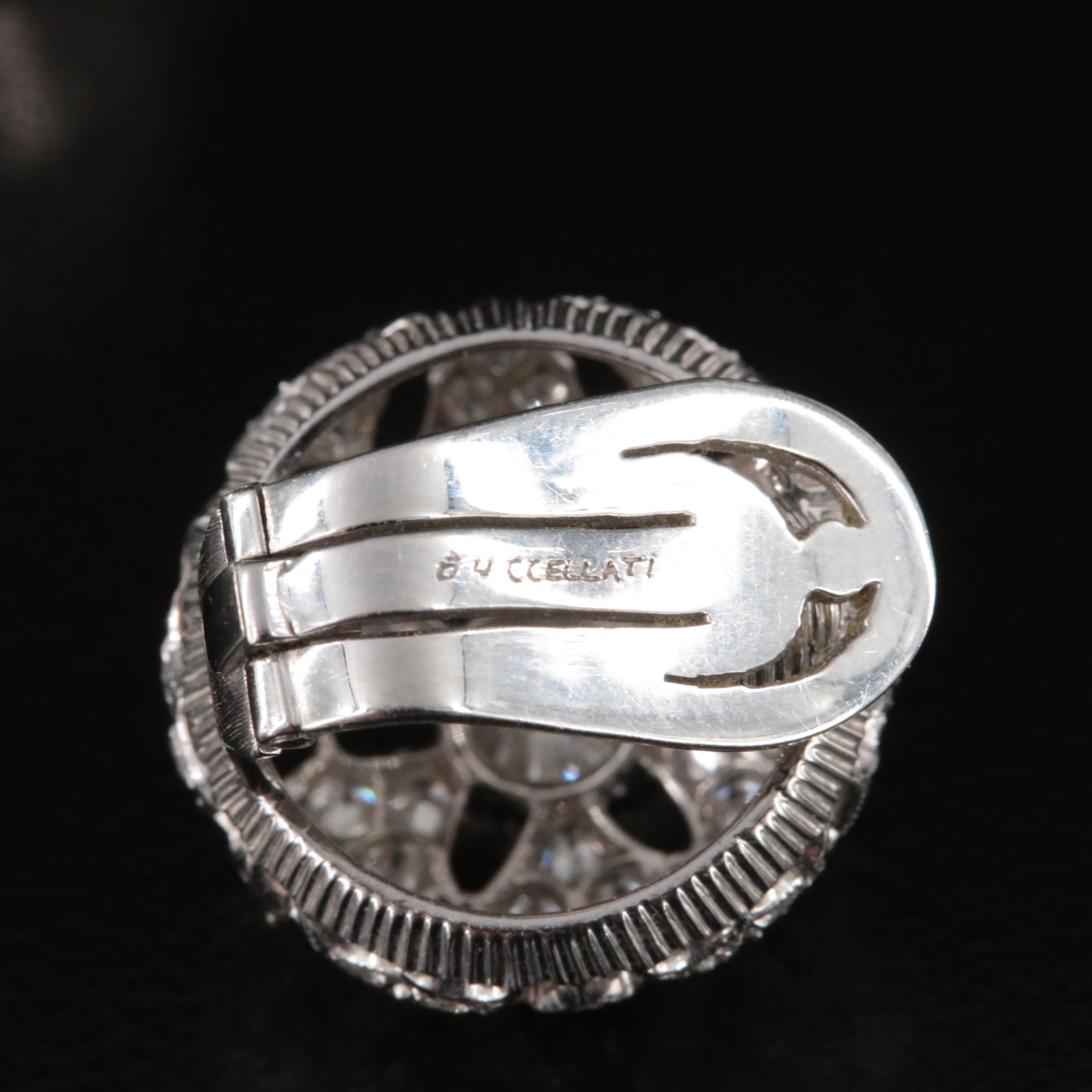 Buccellati 18K 2.41 CTW Diamond Earrings