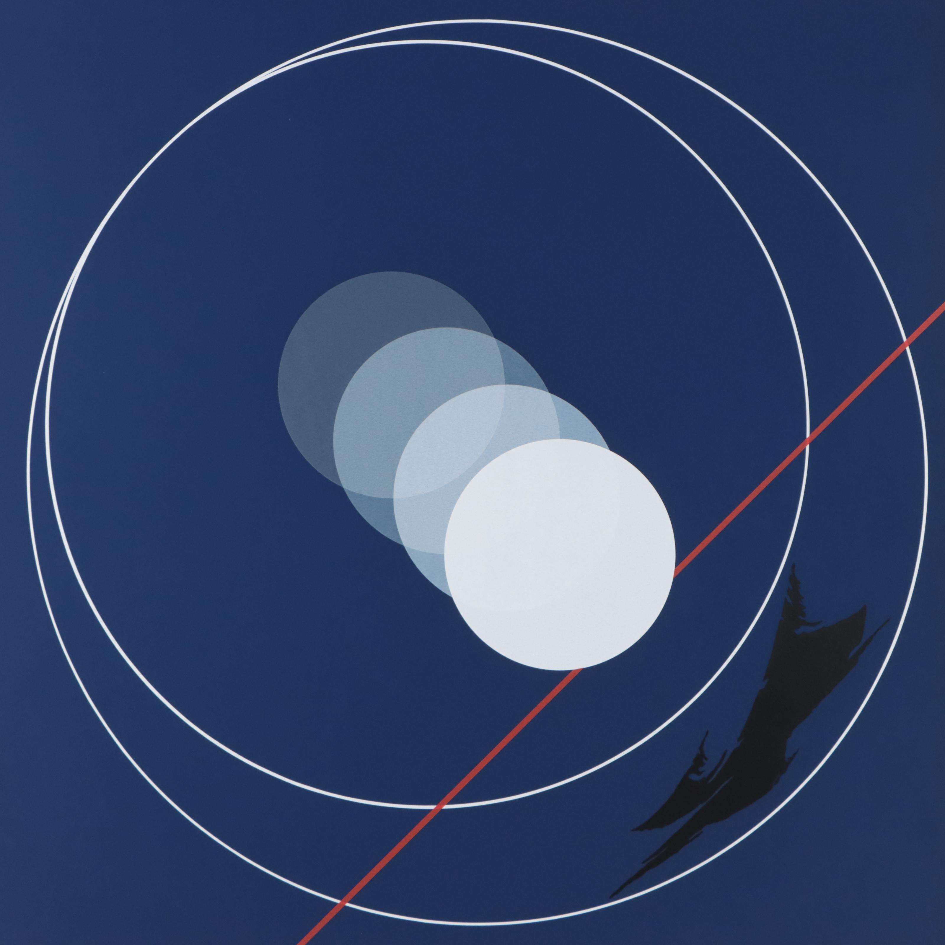 Thomas Whelan Benton Abstract Geometric Serigraph, 1981