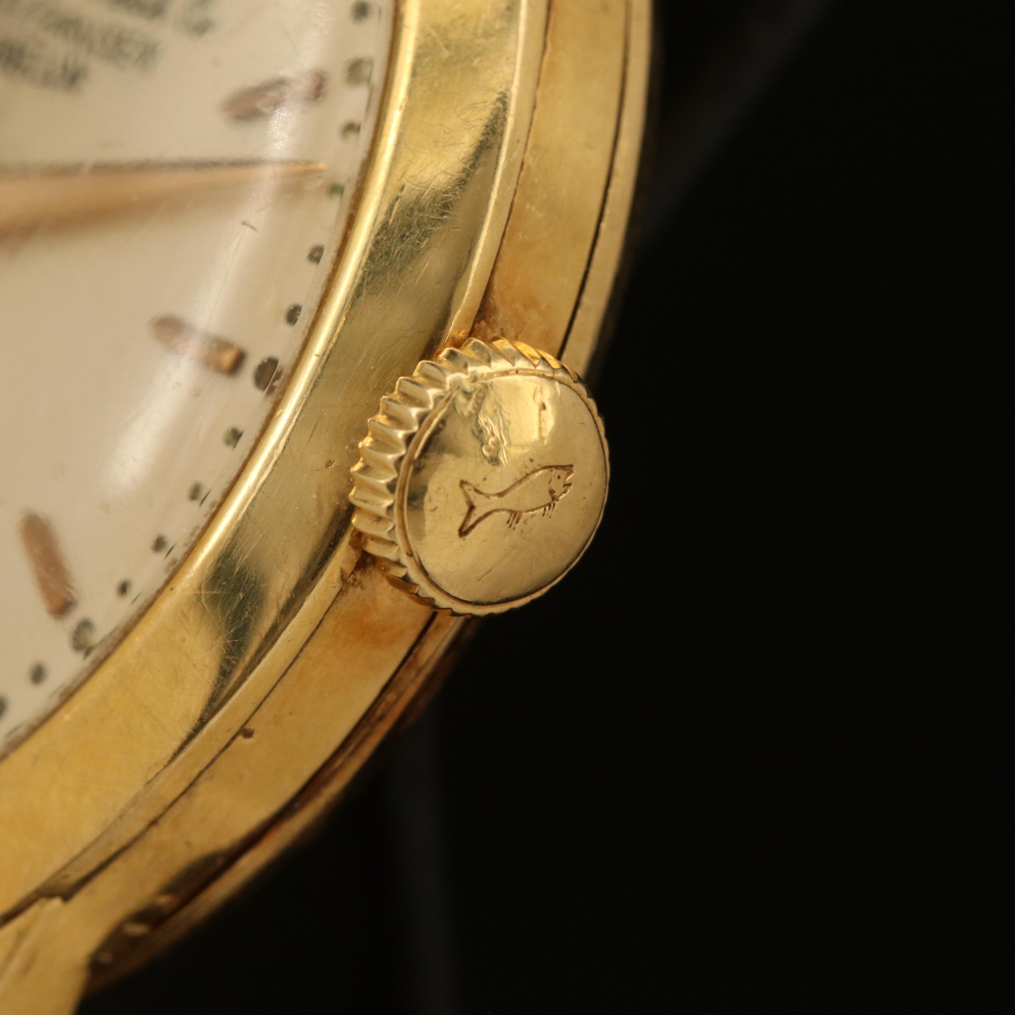 International Watch Co. Schaffhausen Gubelin 18K Watch