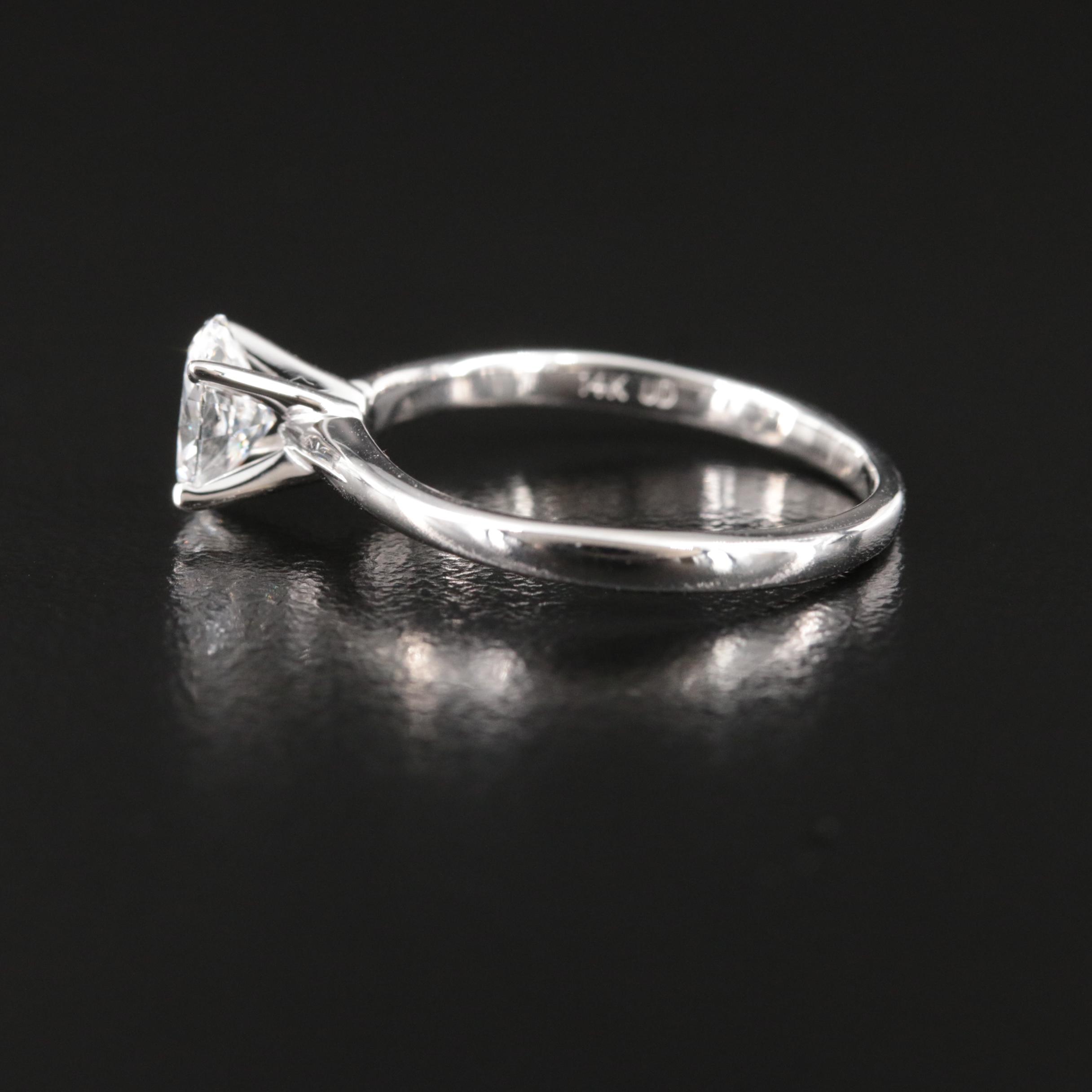 14K 0.78 CT Lab Grown Diamond Ring