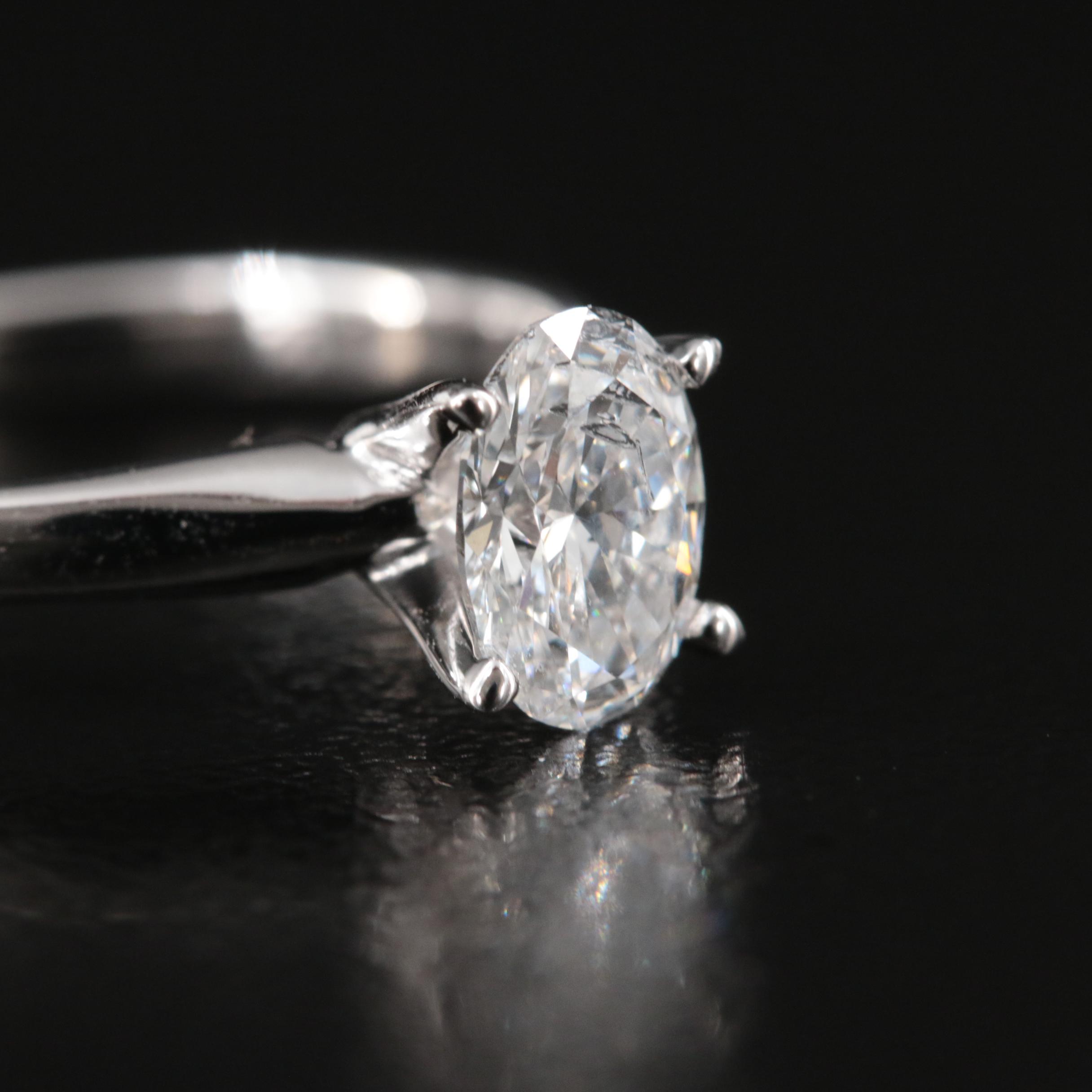 14K 0.78 CT Lab Grown Diamond Ring