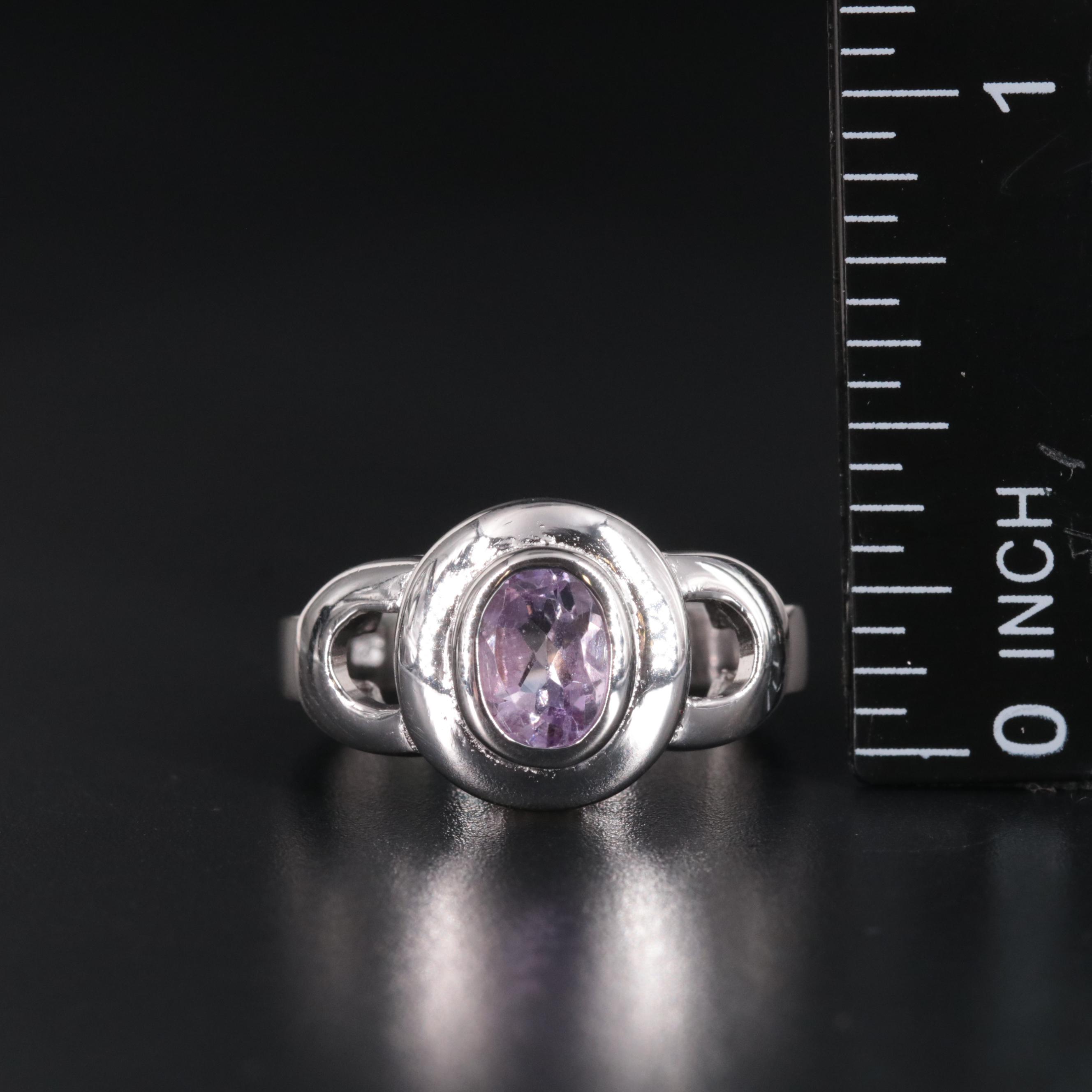 Sterling Silver Gemstone Ring