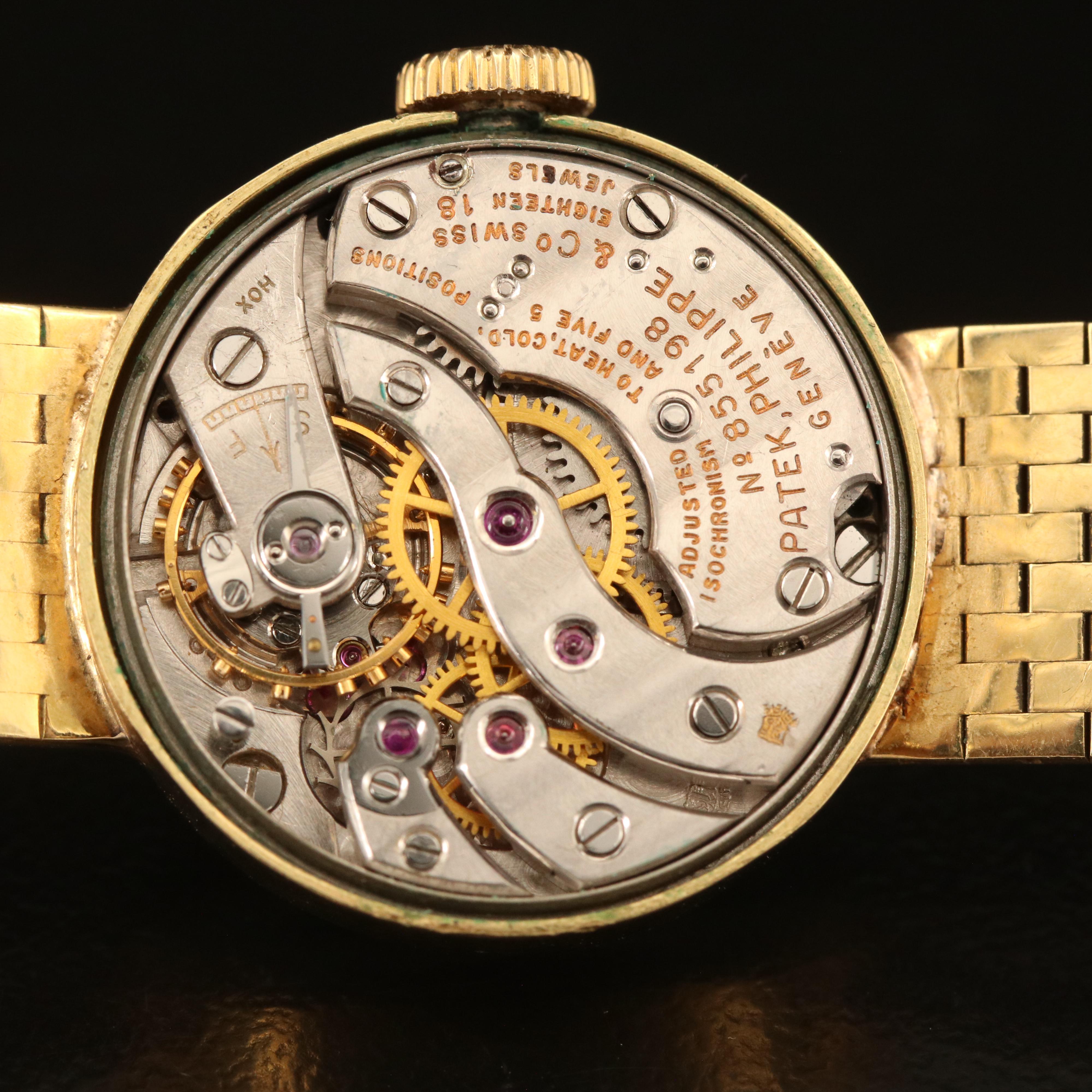 Vintage Patek Philippe 18K Stem Wind Watch