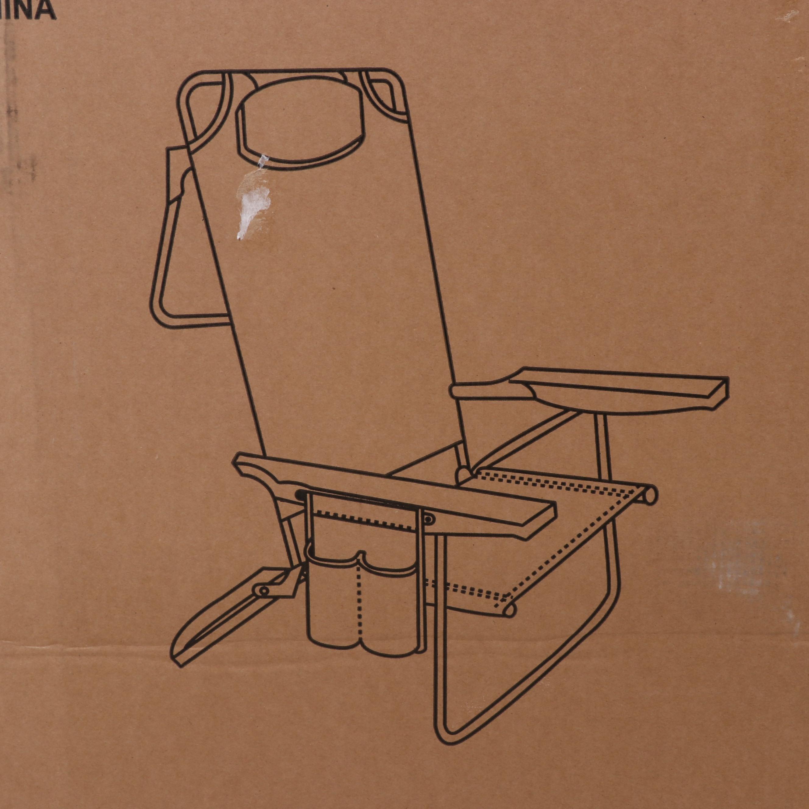 Two-Pack of Nautica Beach Chairs in Island Stripe