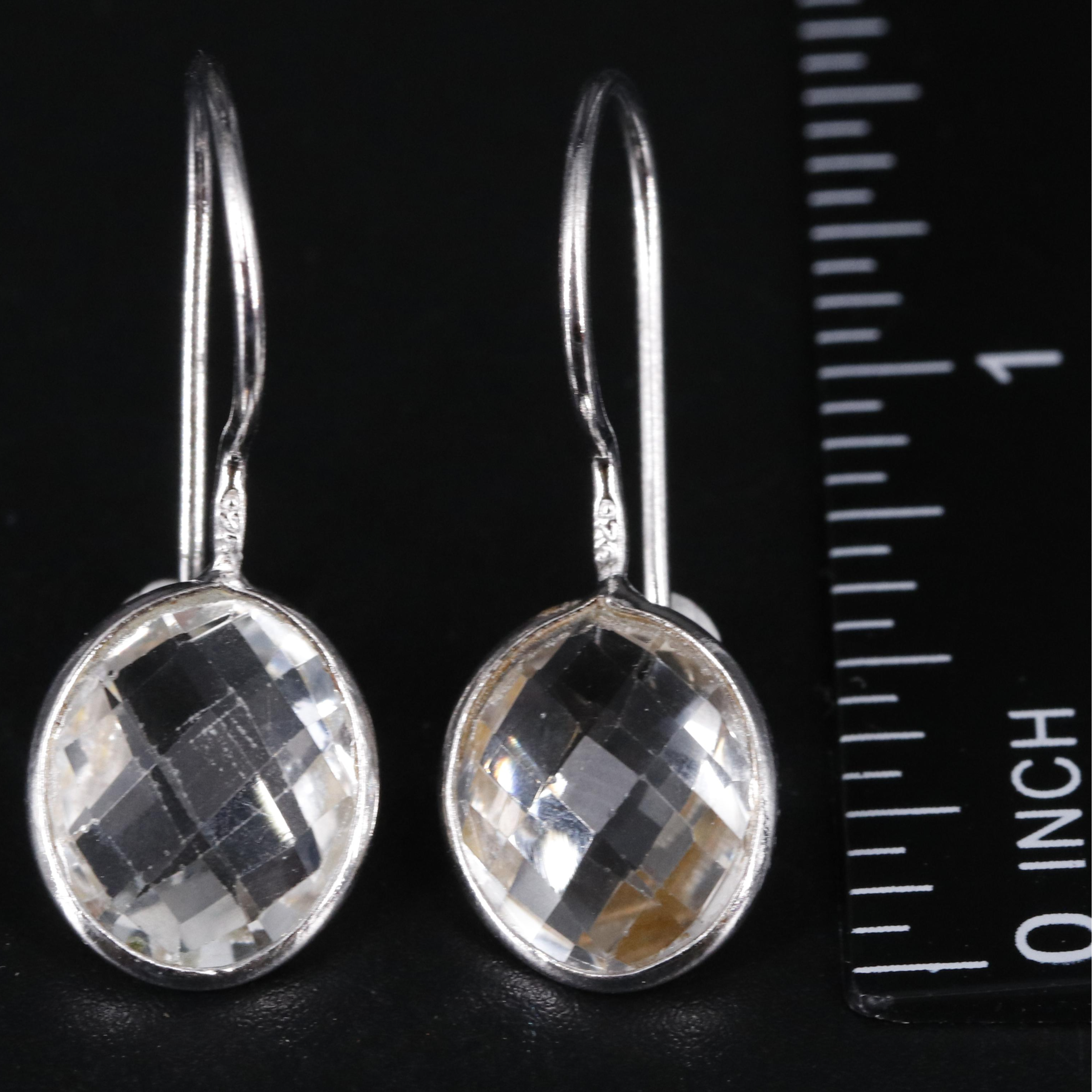 Sterling Silver Gemstone Earrings