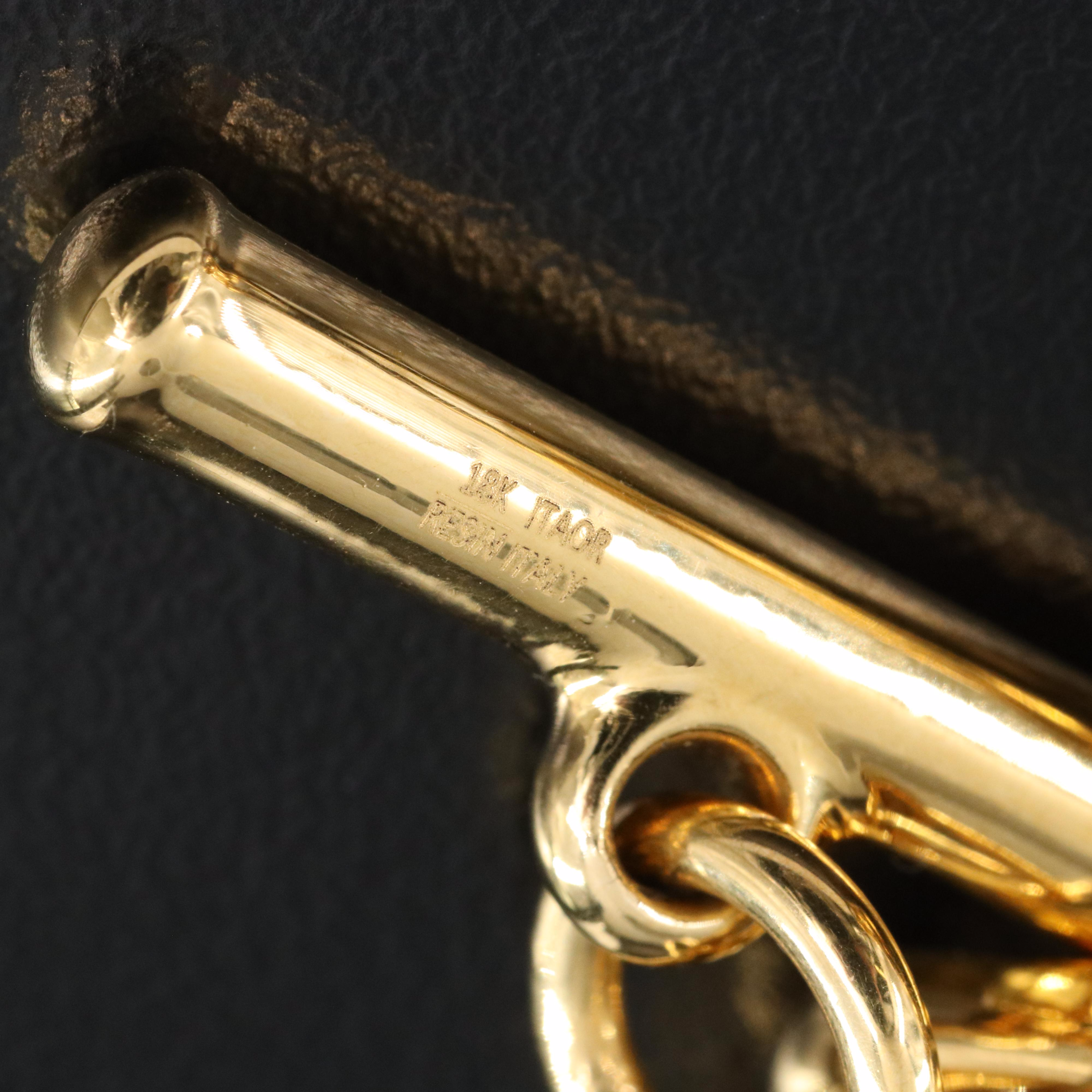 Italian 18K Fancy Link Bracelet