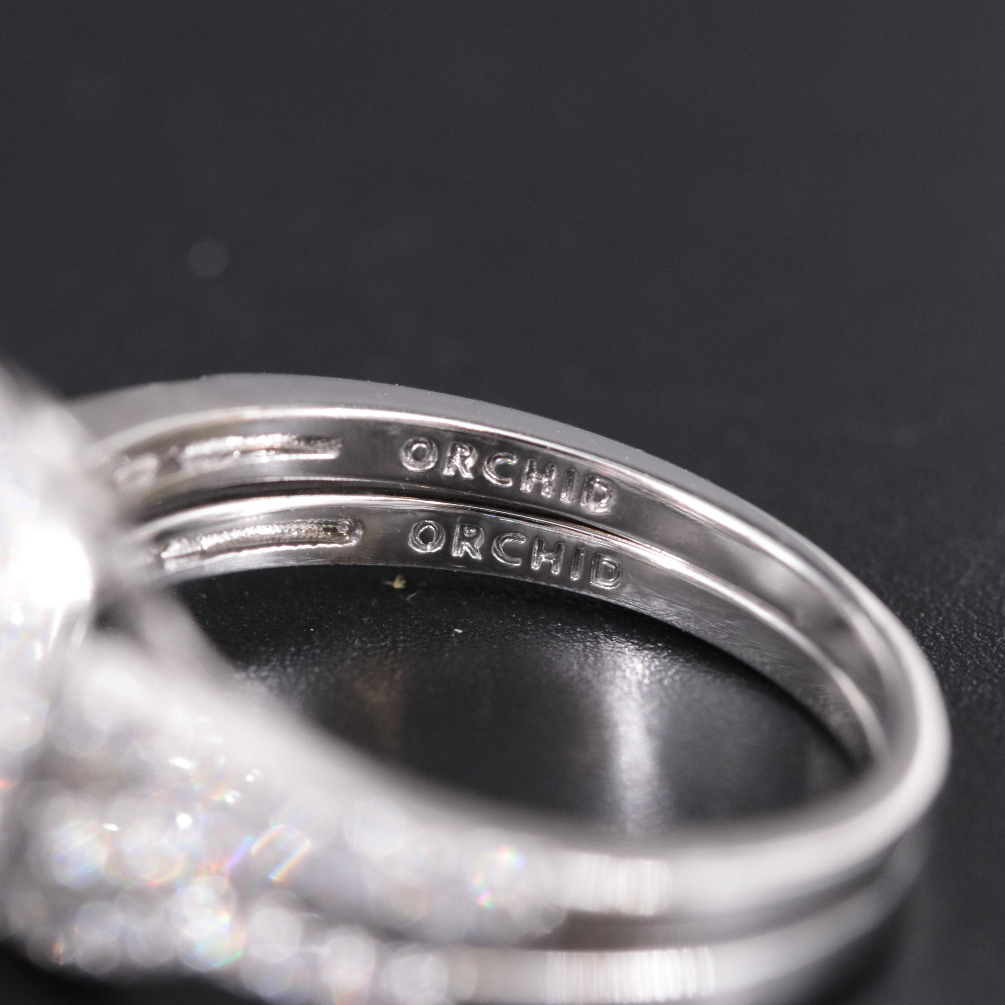 Cubic Zirconia Ring and Enhancer Band