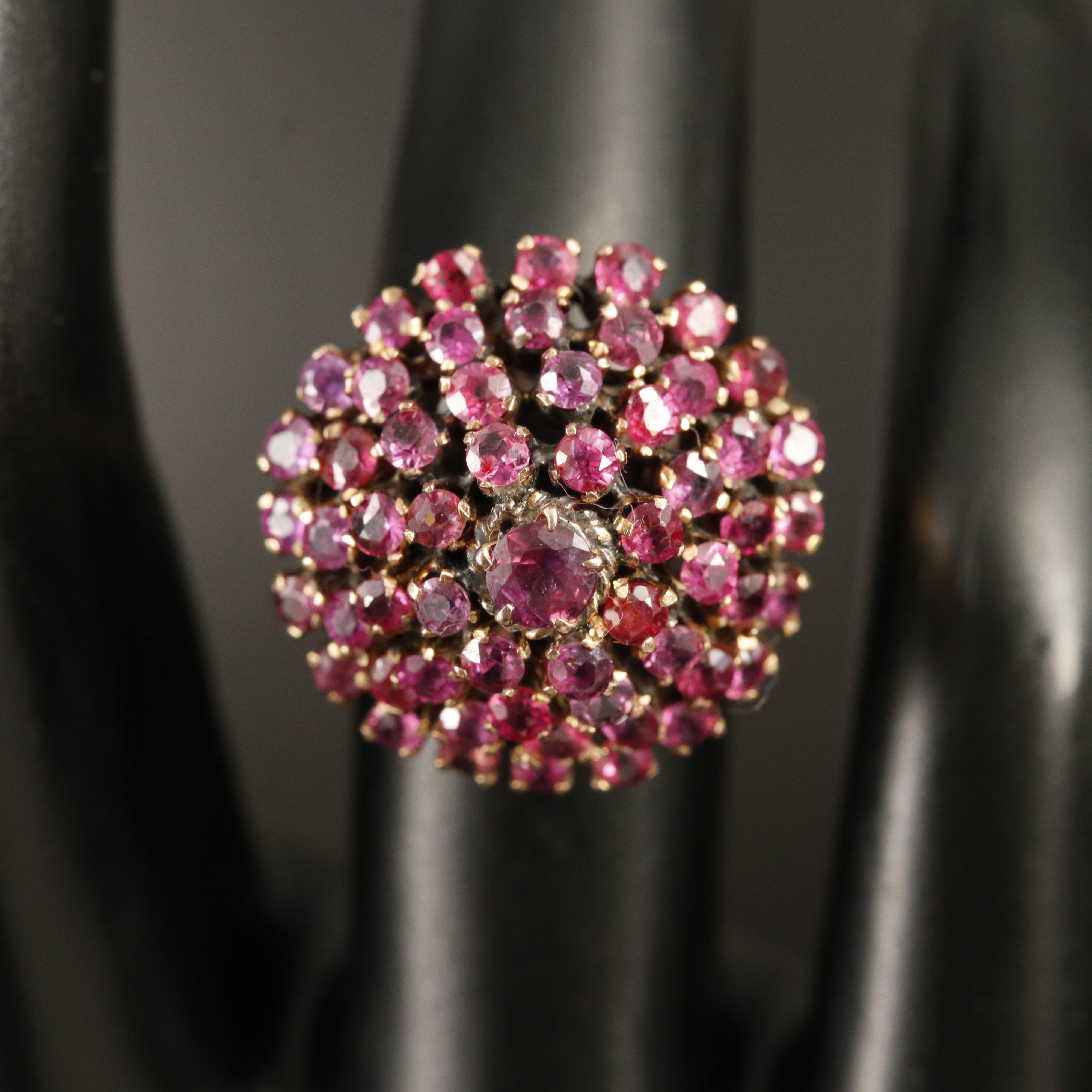 10K Ruby Thai Princess Ring