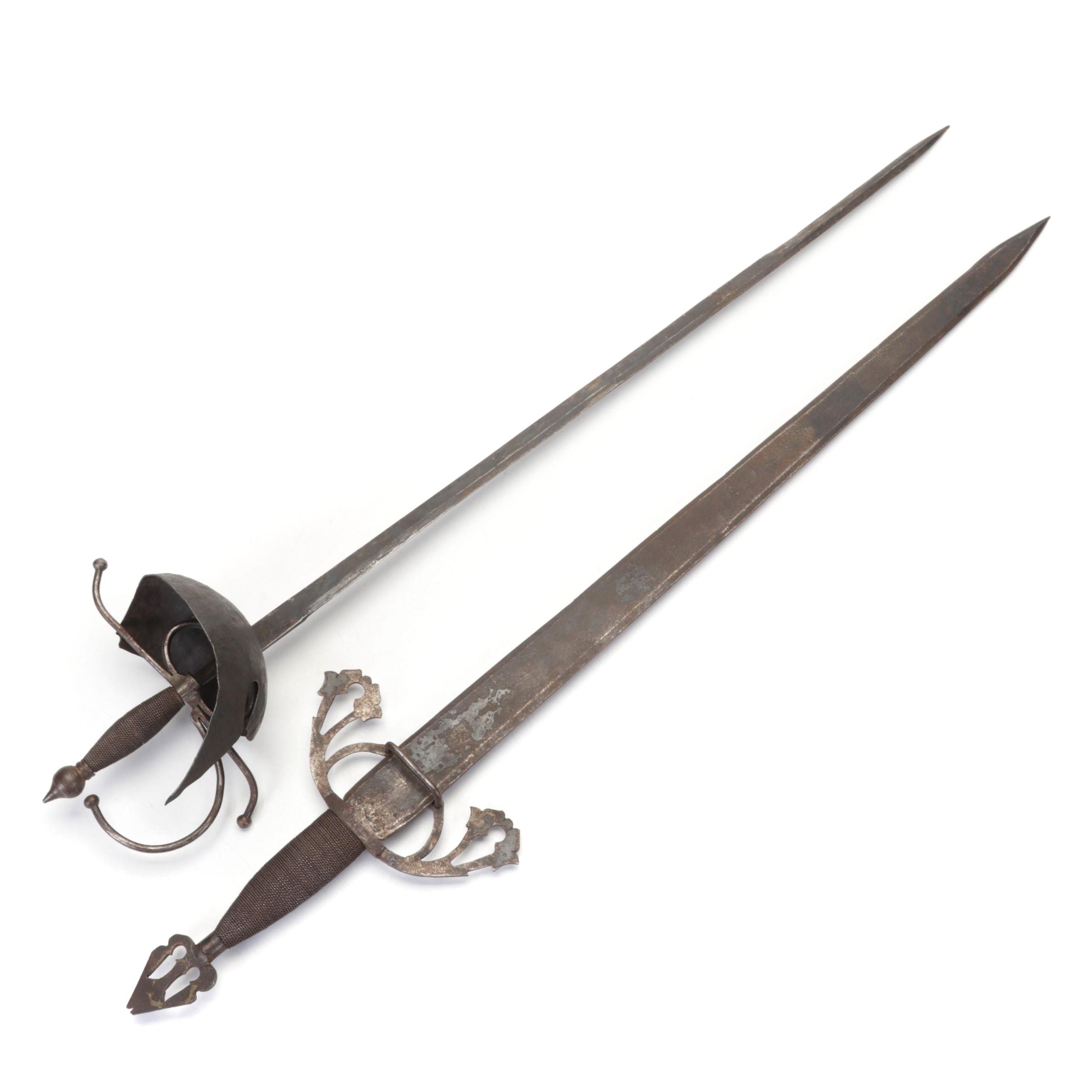 Spanish-Made Souvenir Cavalry Sword With Decorative Guard, 1960s