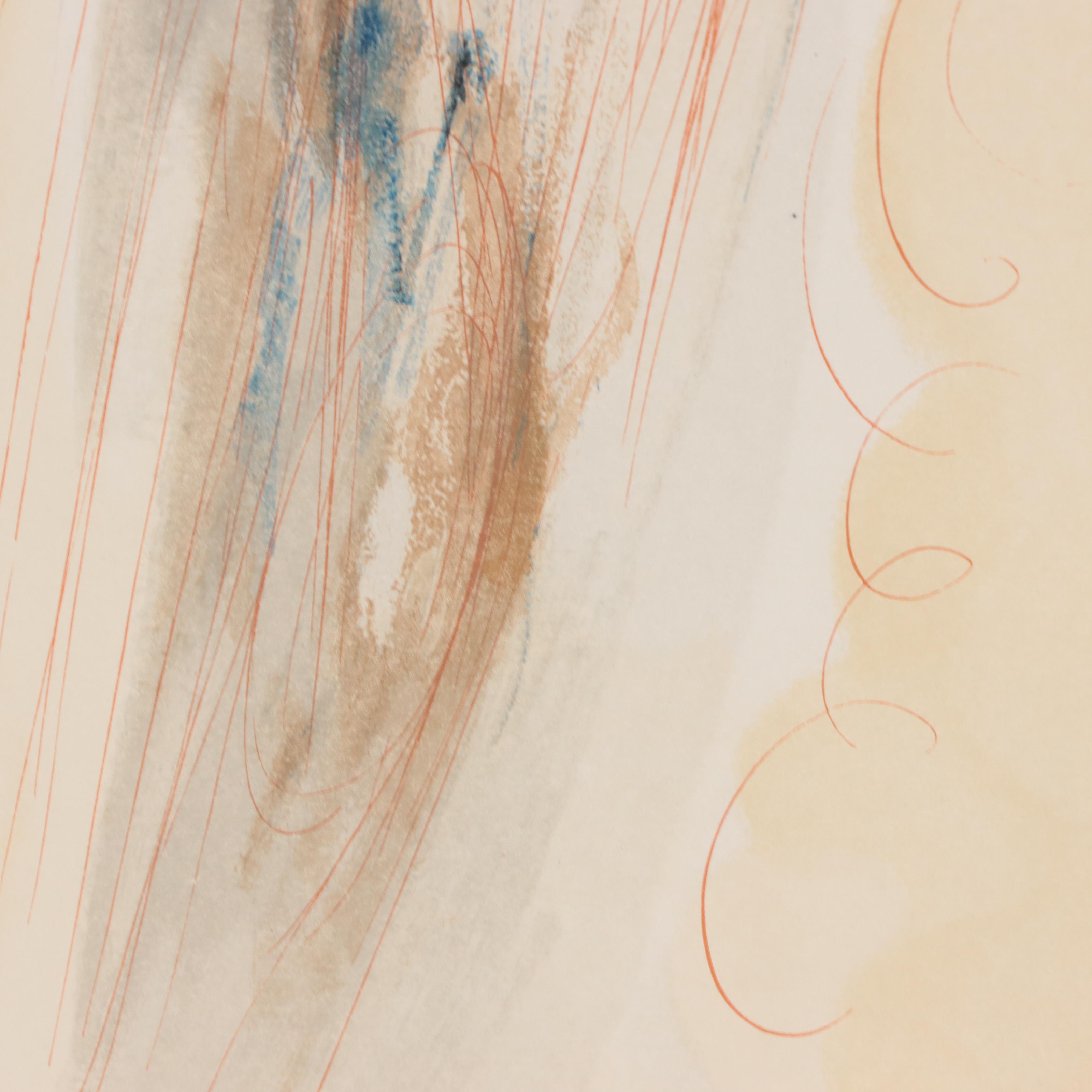 Salvador Dalí Wood Engraving "La Création des Anges," 1960 - 1964