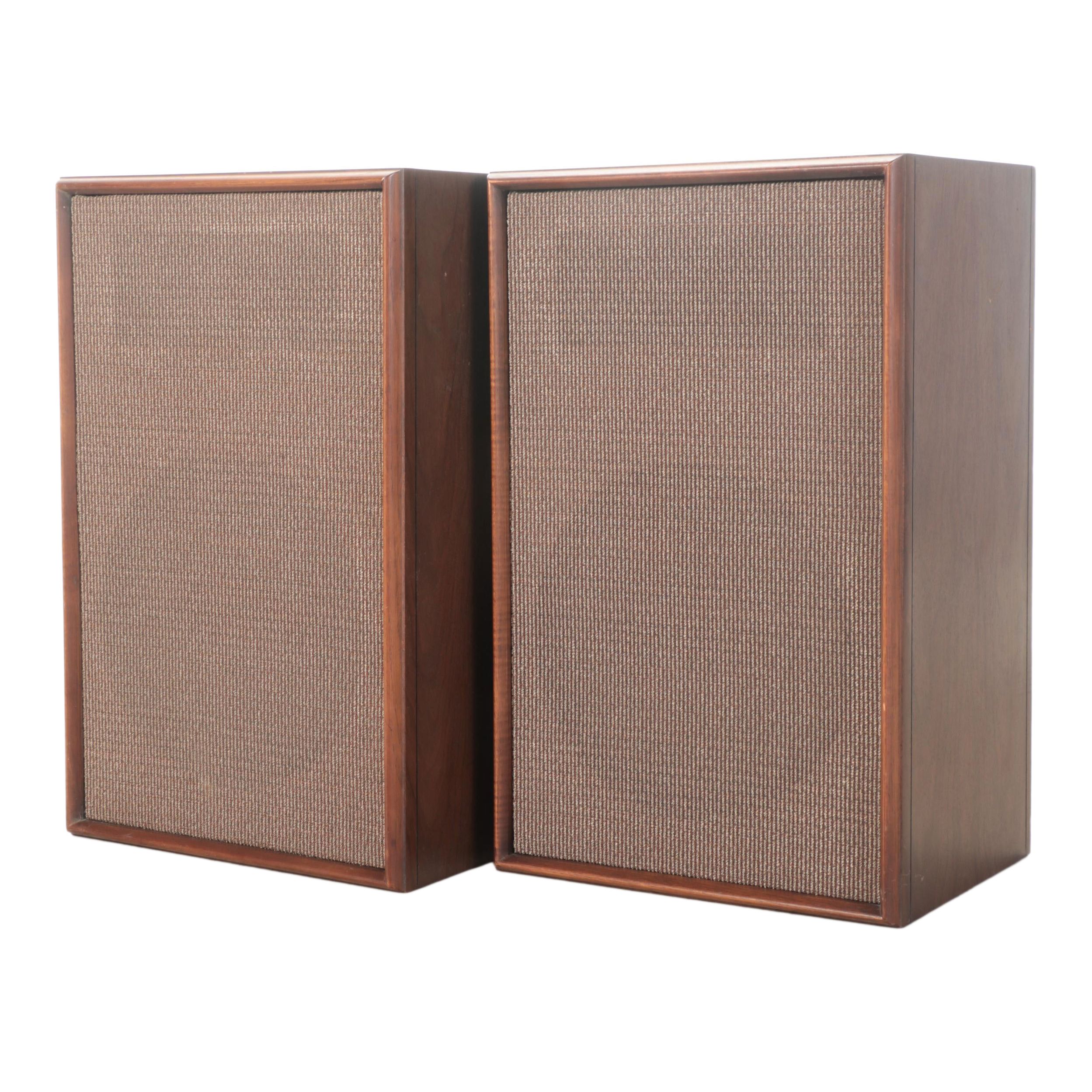 Magnavox S073 Walnut Floor Speakers