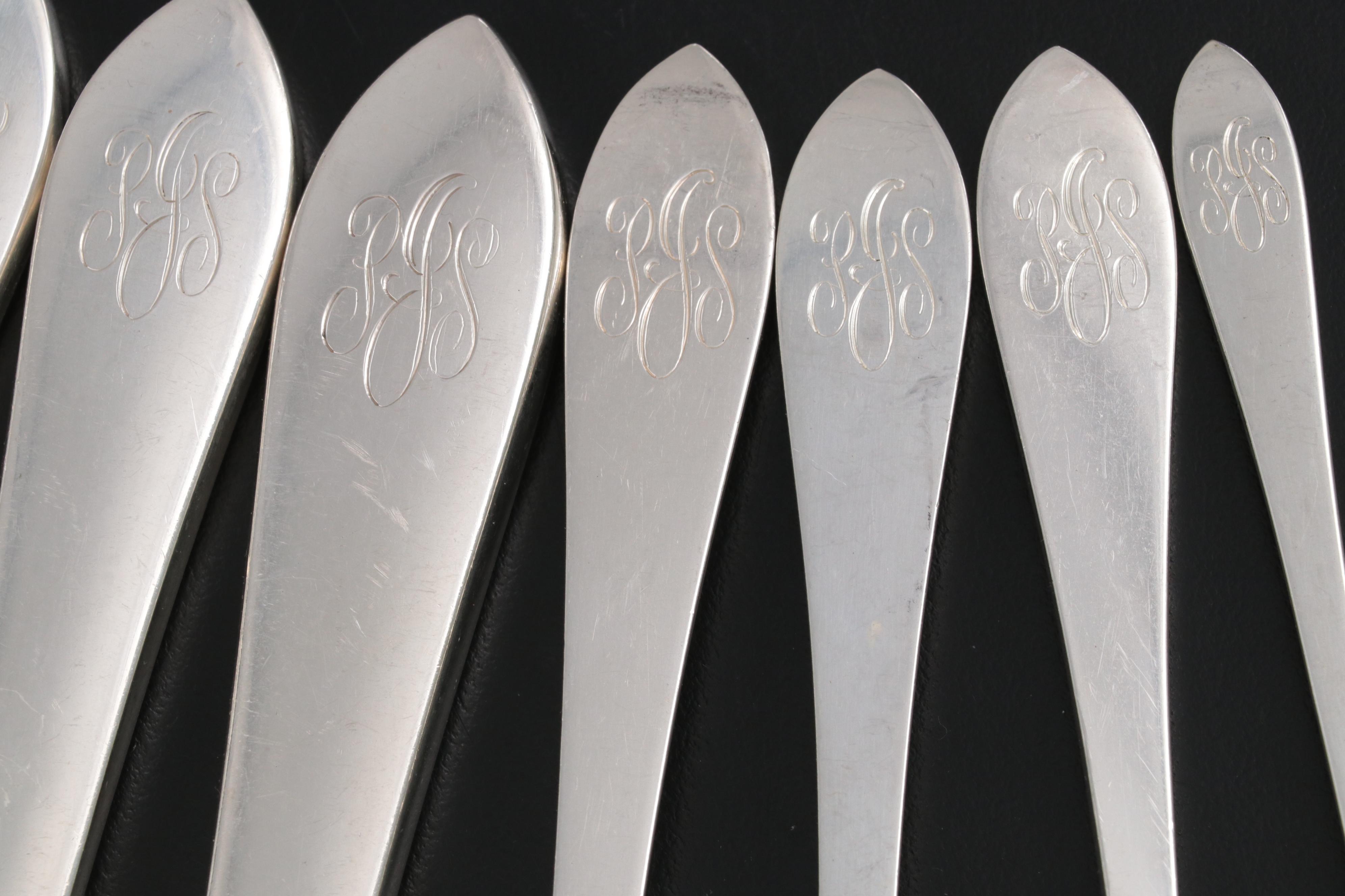 Tiffany & Co. "Faneuil" Sterling Silver Flatware Service for Twelve